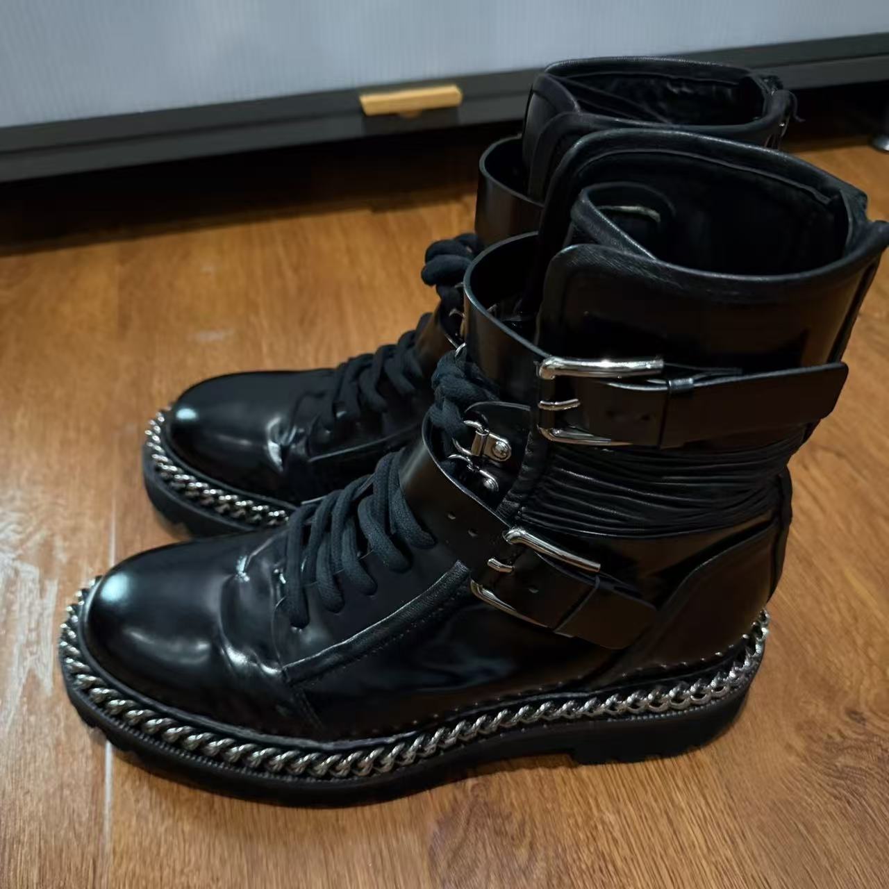 Balmain Homme Black Ranger Boots