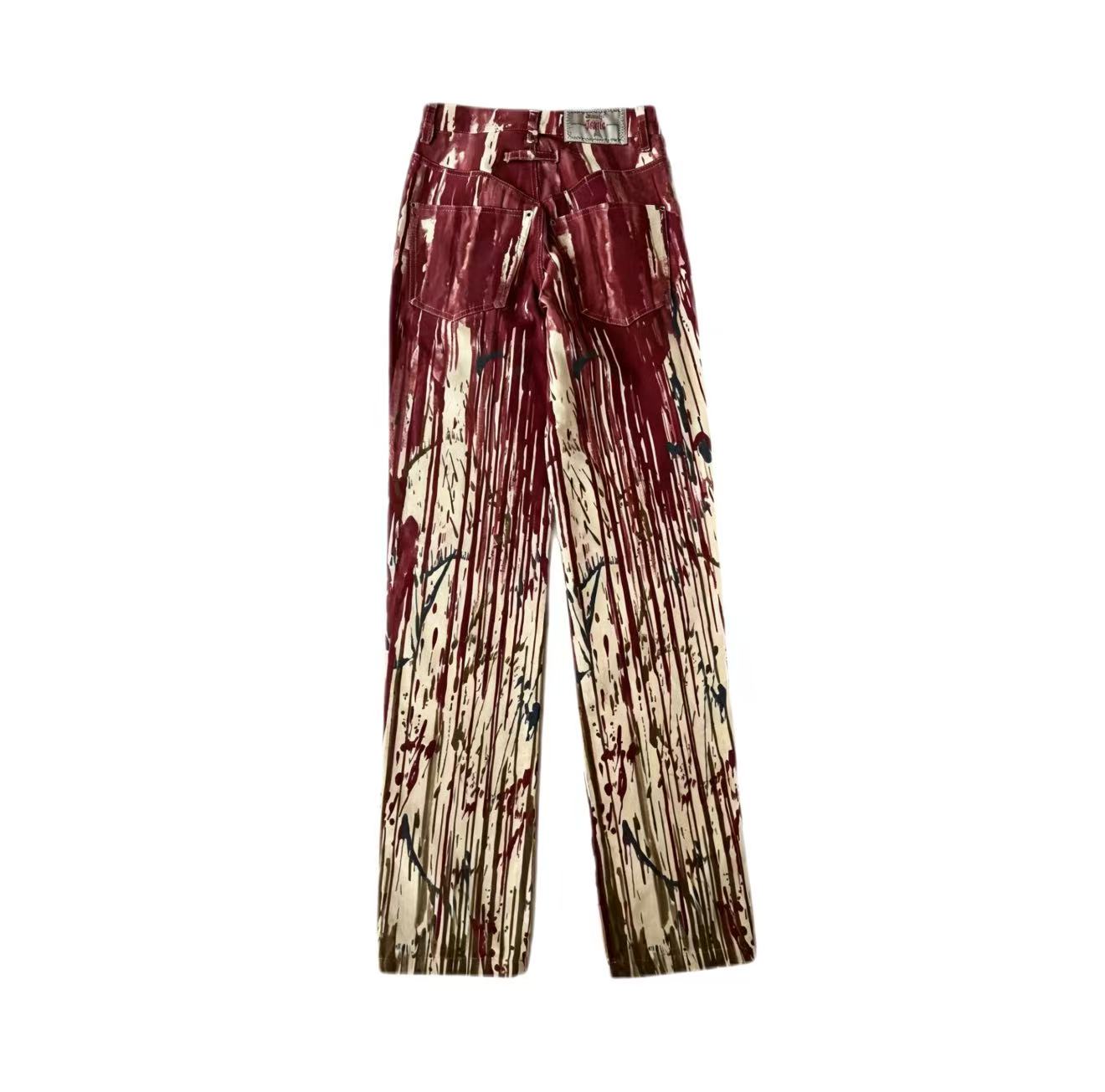 Jean Paul Gaultier 1998aw blood drip jeans
