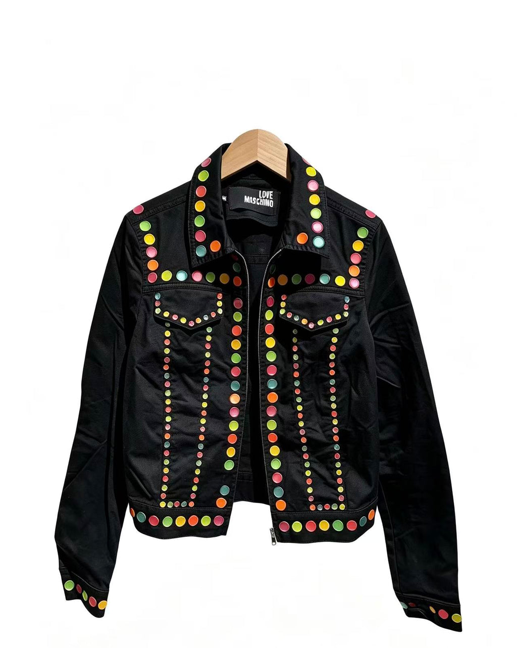 Love Moschino Multicolor Studded Jacket
