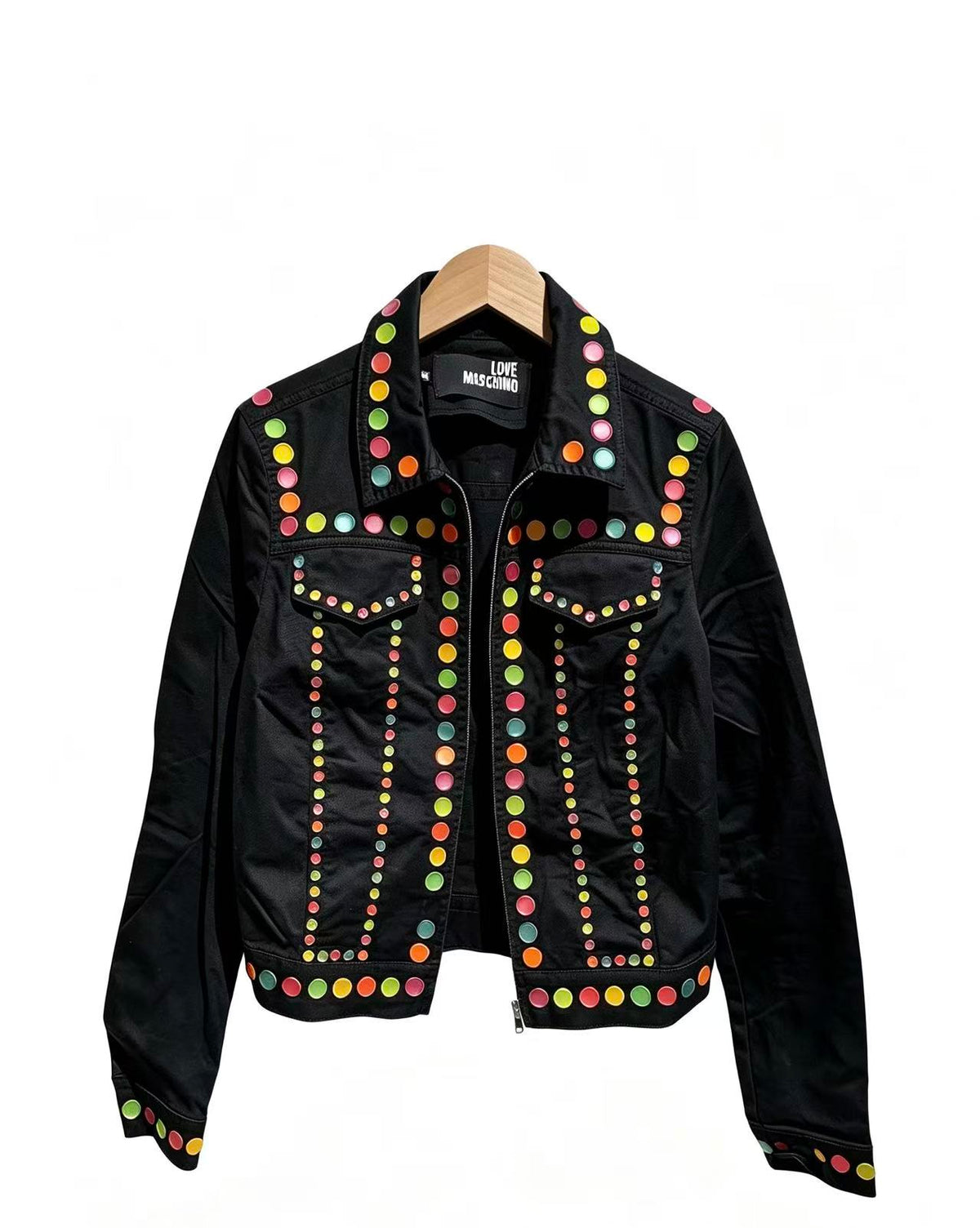 Love Moschino Multicolor Studded Jacket
