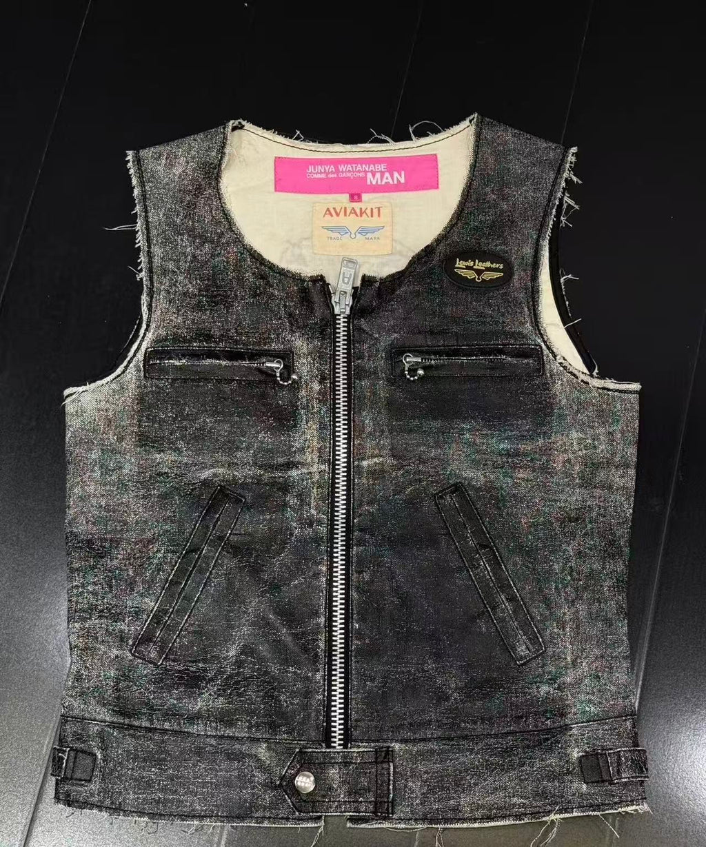 Junya Watanabe 02AW Skull & Crossbones Vest
