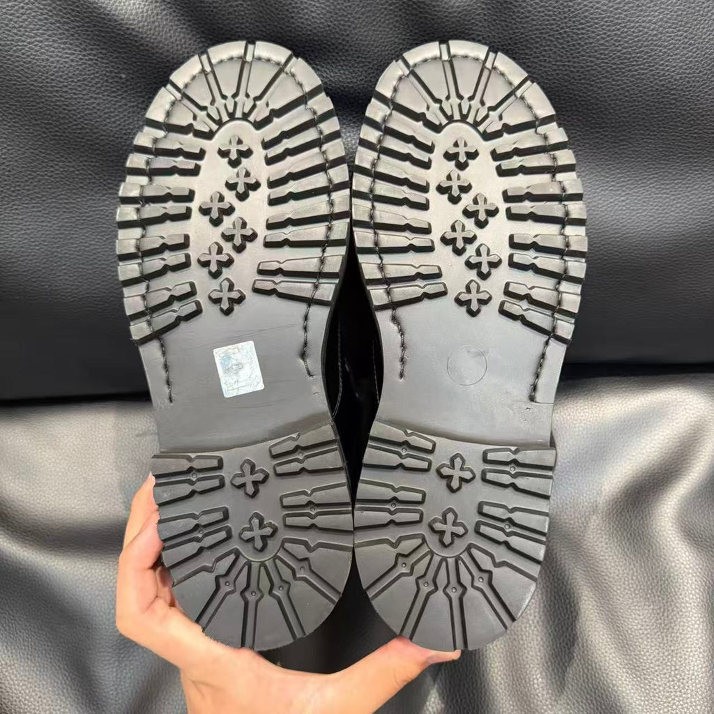 Philipp Plein Leather Hiking Boots