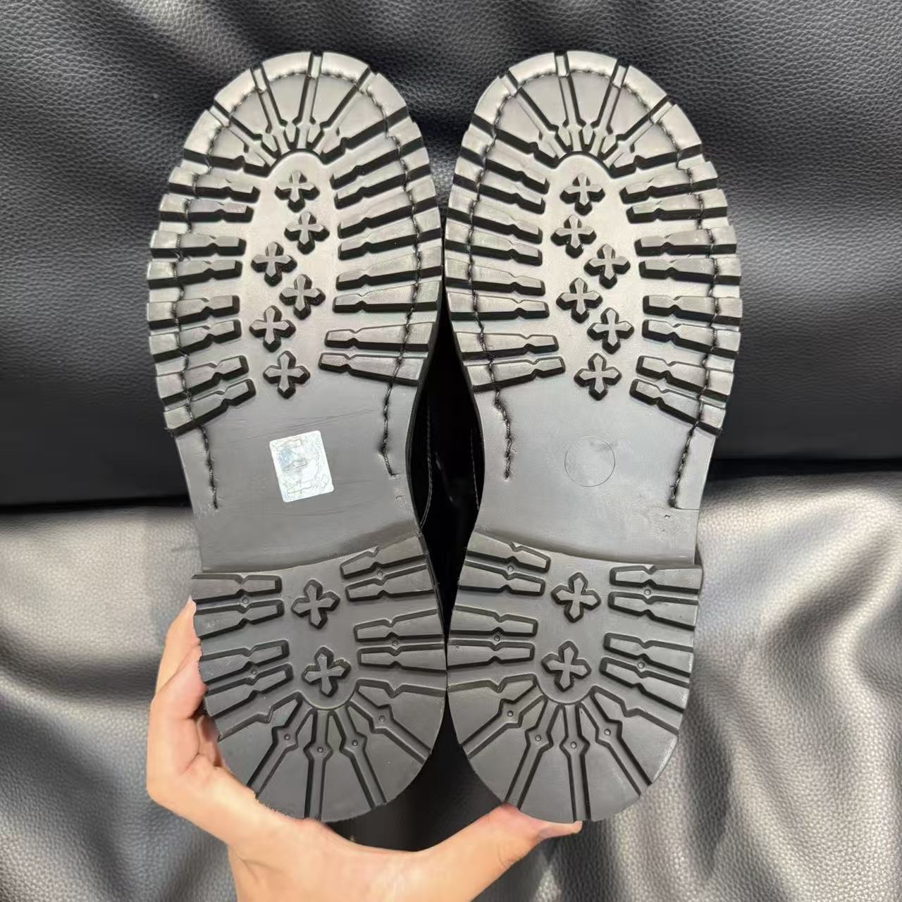 Philipp Plein Leather Hiking Boots