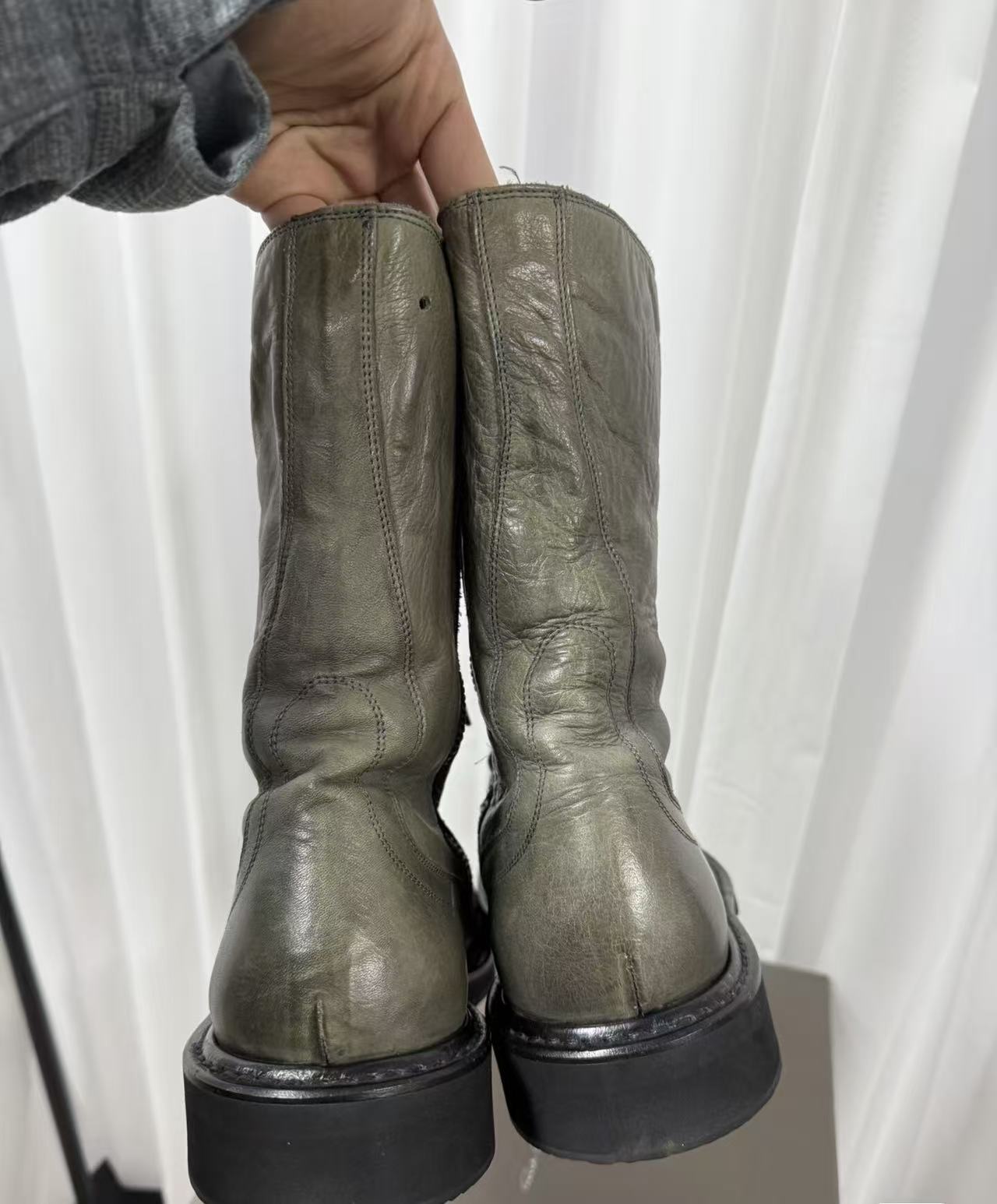 Rick Owens  combat boots