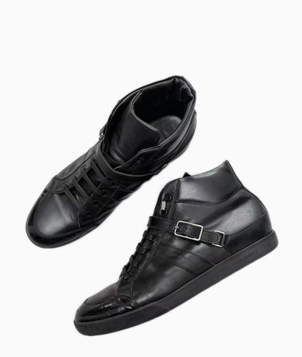 Dior Homme 06AW Buckle Strap High Top Sneakers