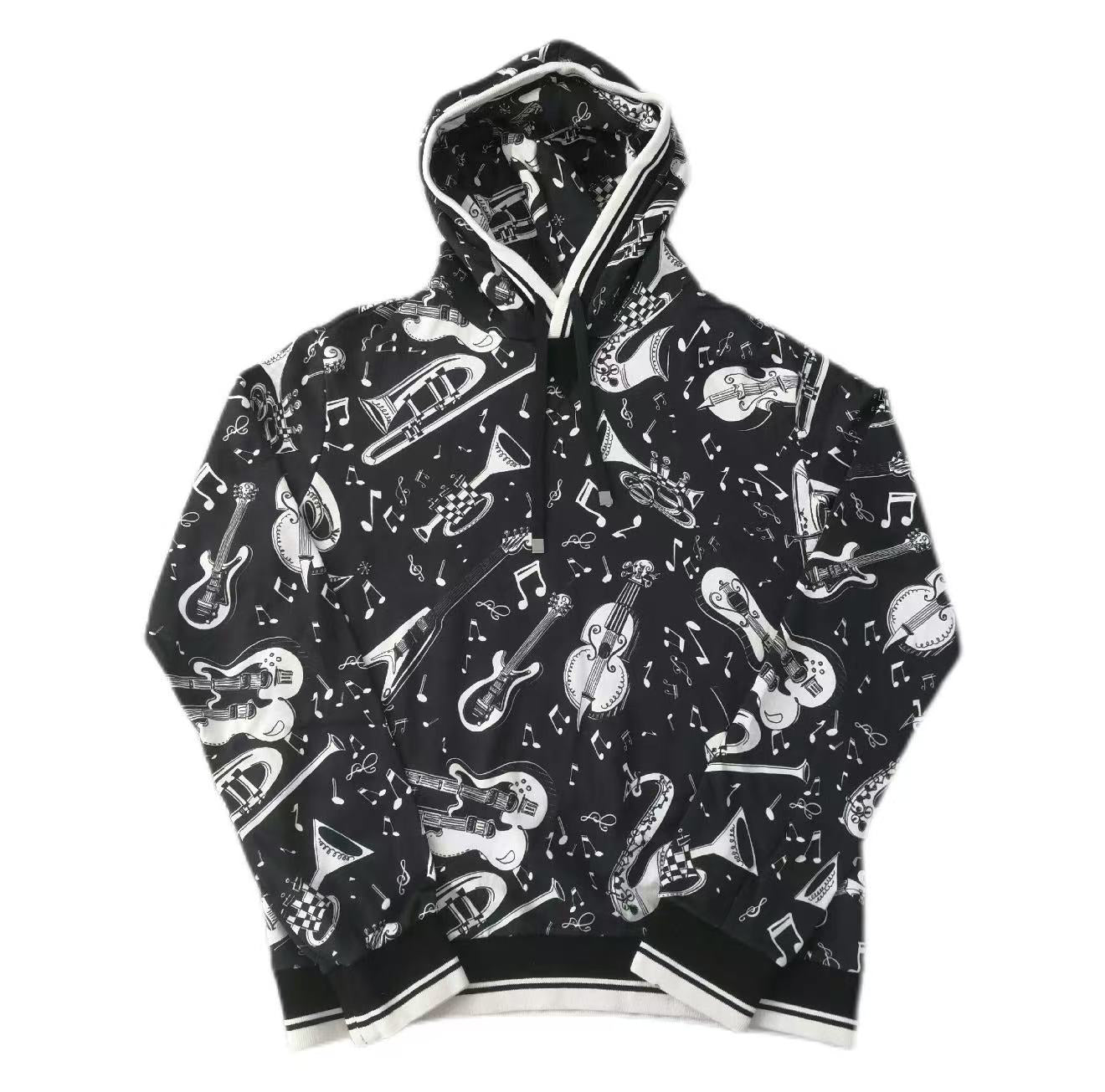 Dolce&Gabbana 04SS Musical Print Hoodie
