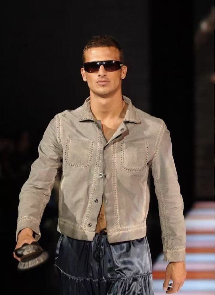 EMPORIO ARMANI 06SS Leather Jacket