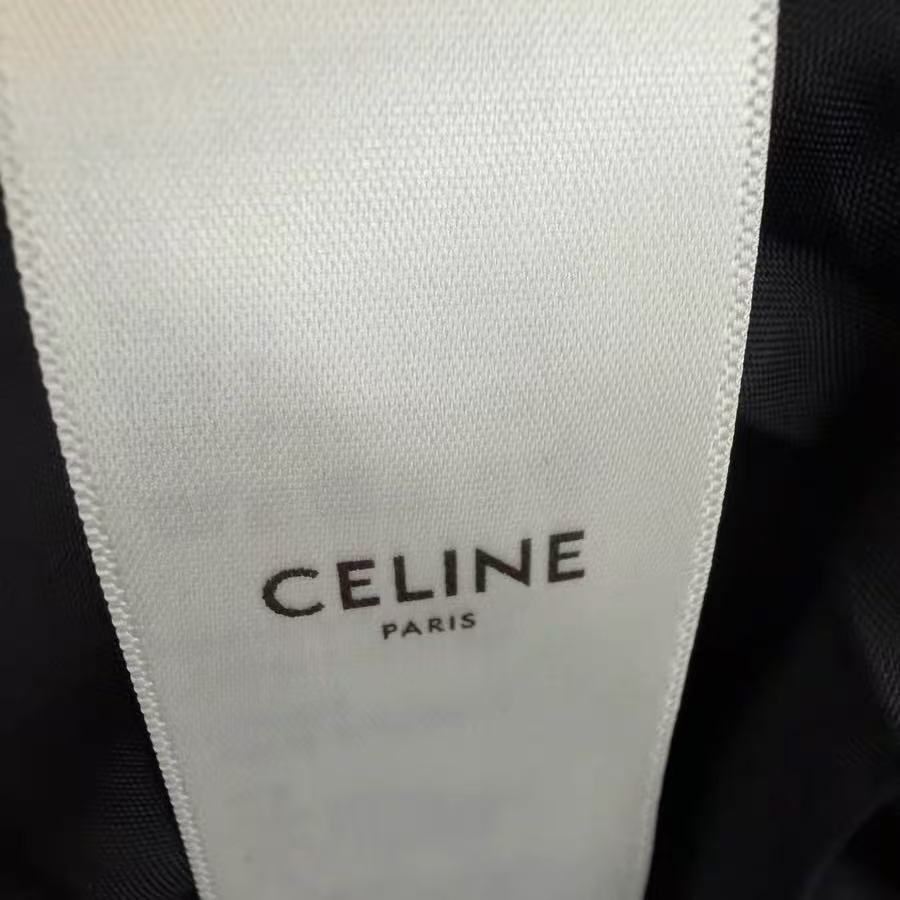 Celine 21SS Baroque Gold Chain Print Quilted Bomber Jacket
