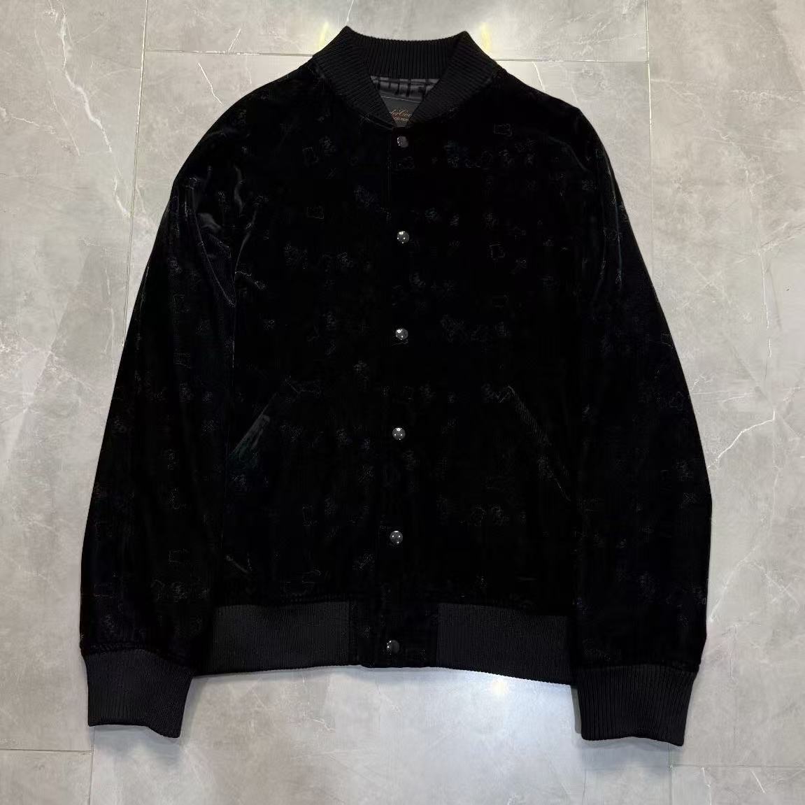 Undercover 02AW Teddy Bear Velour Bomber Jacket