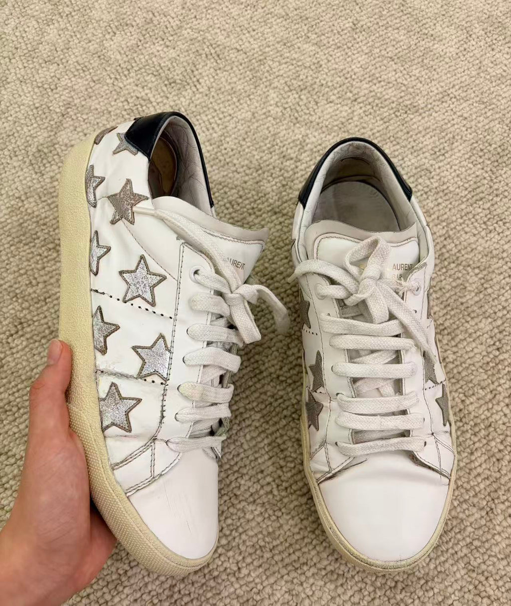 Saint Laurent Court Classic Star Sneakers