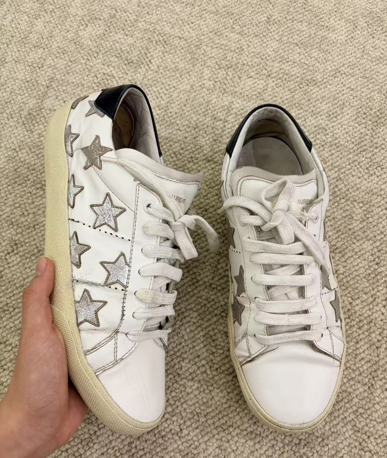 Saint Laurent Court Classic Star Sneakers