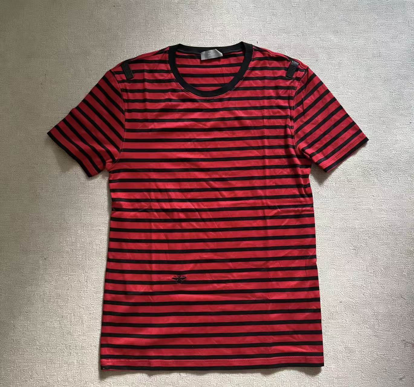 Dior Homme 04AW Victim of the Crime Striped Tee
