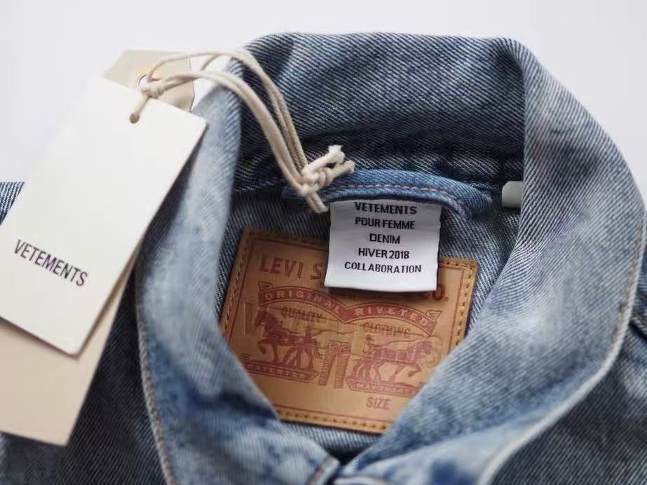 Vetements Levis Reworked Denim Jacket