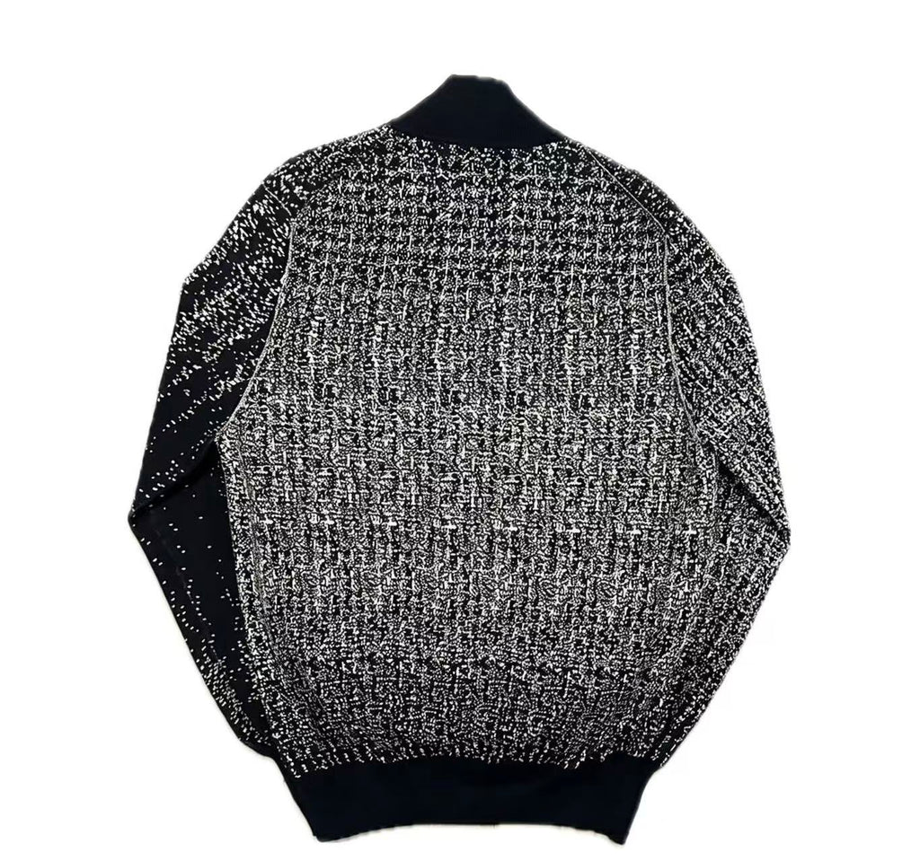 Maison Margiela 17SS Pointillism Knit Bomber Jacket