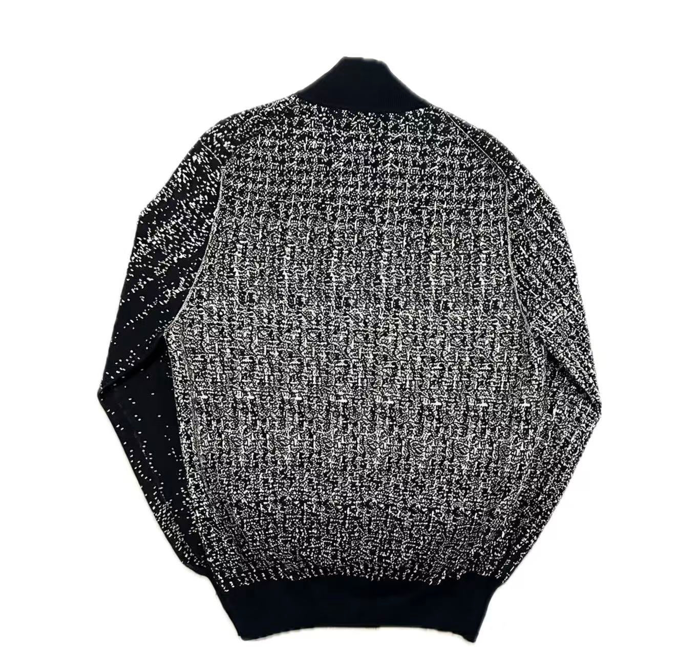 Maison Margiela 17SS Pointillism Knit Bomber Jacket
