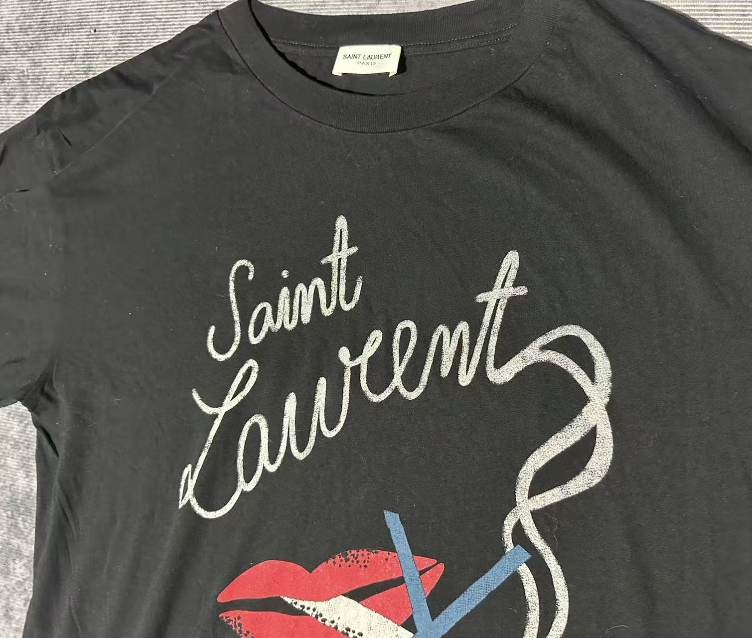 Saint Laurent 17SS No Smoking Tee