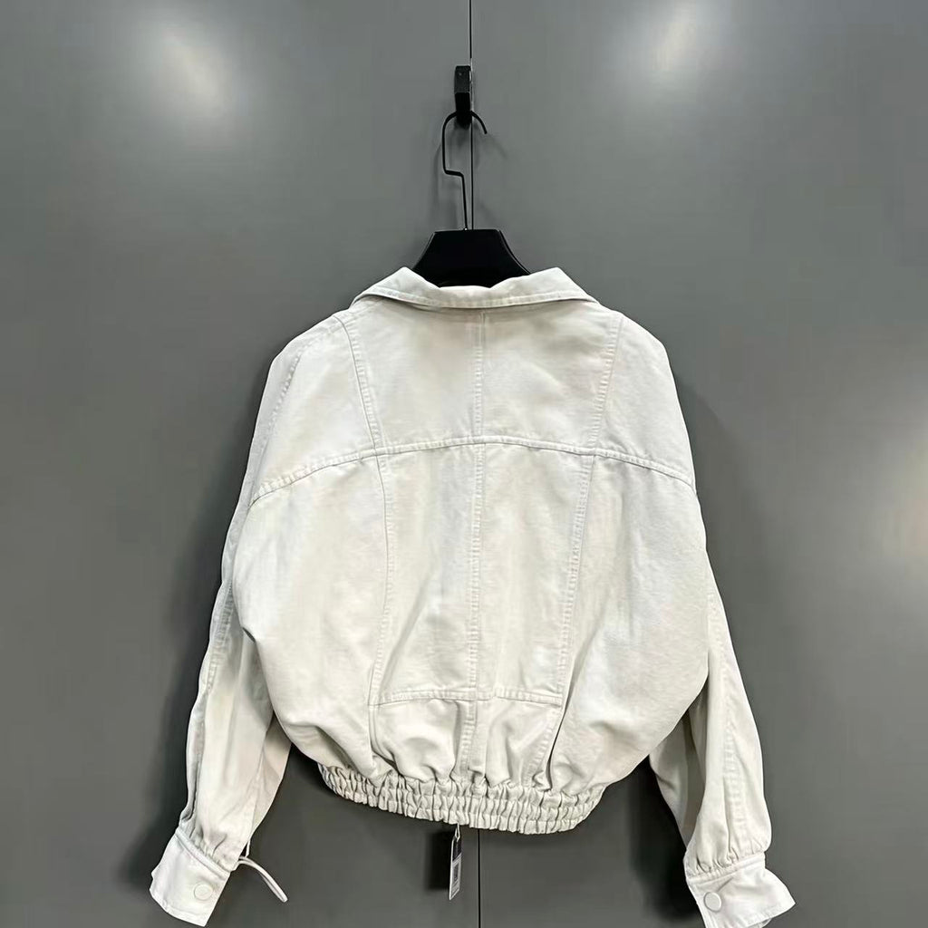 Fendi Marc Jacobs  White Canvas Jacke