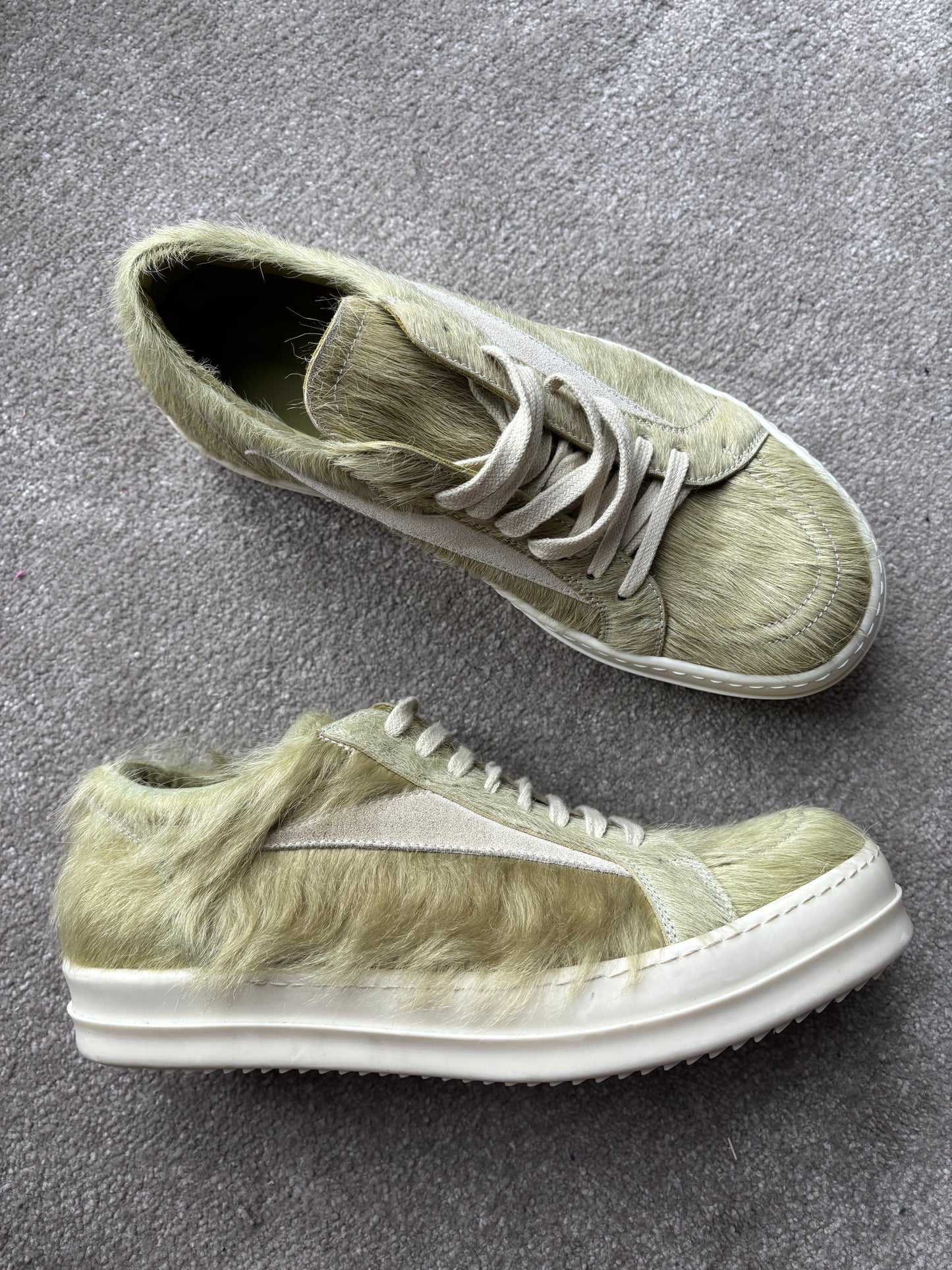 Rick Owen’s pony hair sneakers