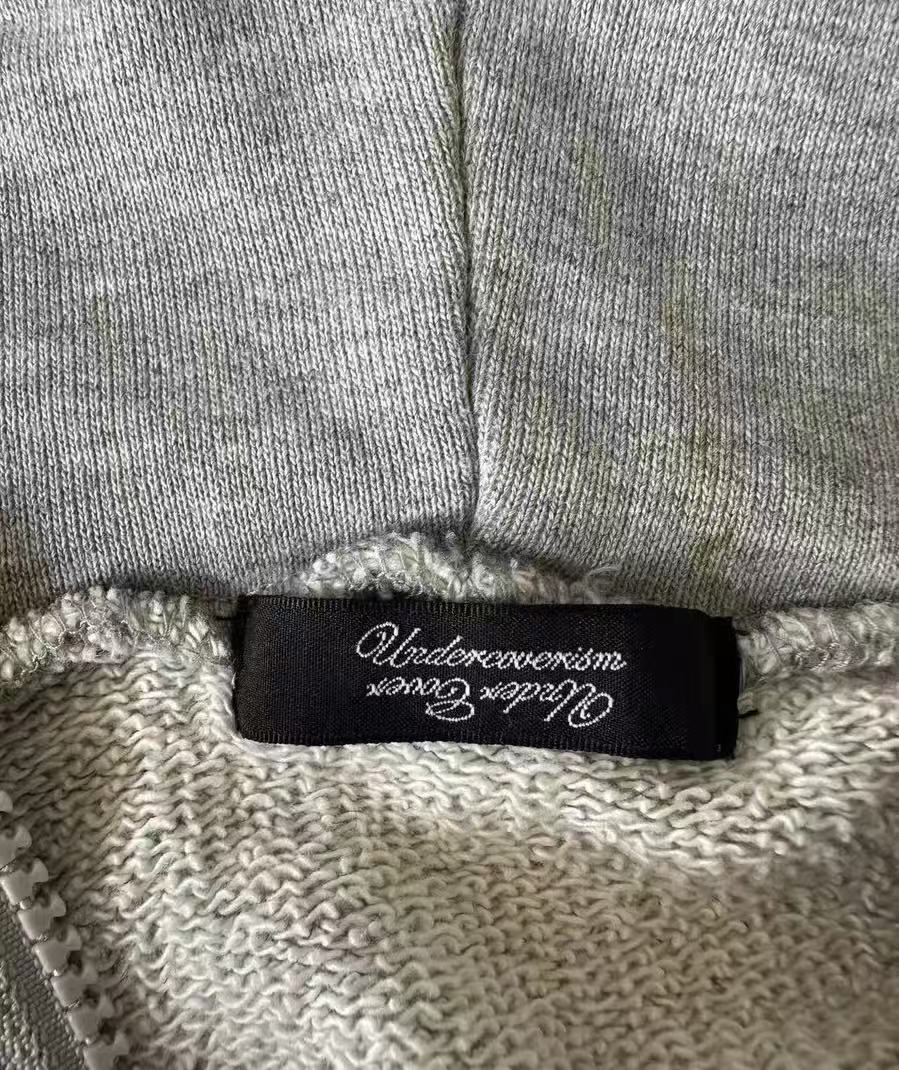 Undercover 09SS Lightning Bolt Zip Up Hoodie