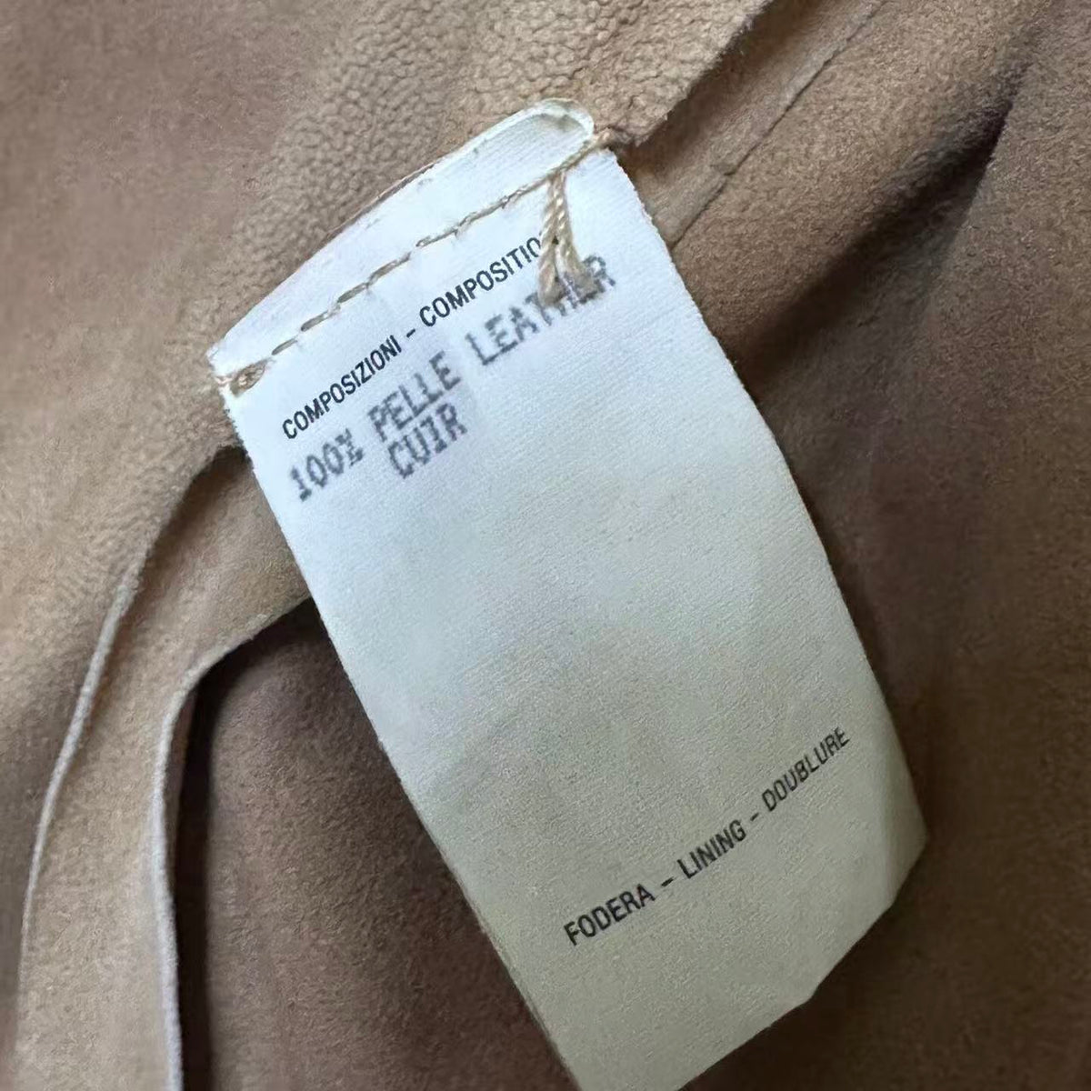 Gucci By Tom Ford 97SS Open‑Front Suede Coat