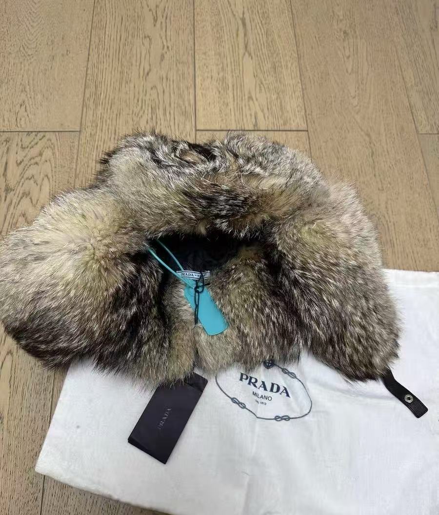 Prada Fox Fur Trapper Hat