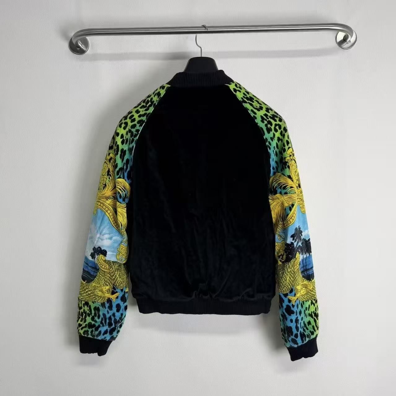 Versace x H&M 2011 Velvet Bomber Jacket