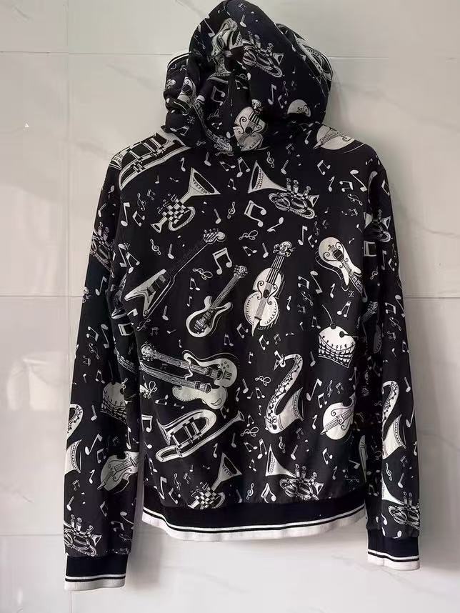 Dolce&Gabbana 04SS Musical Print Hoodie