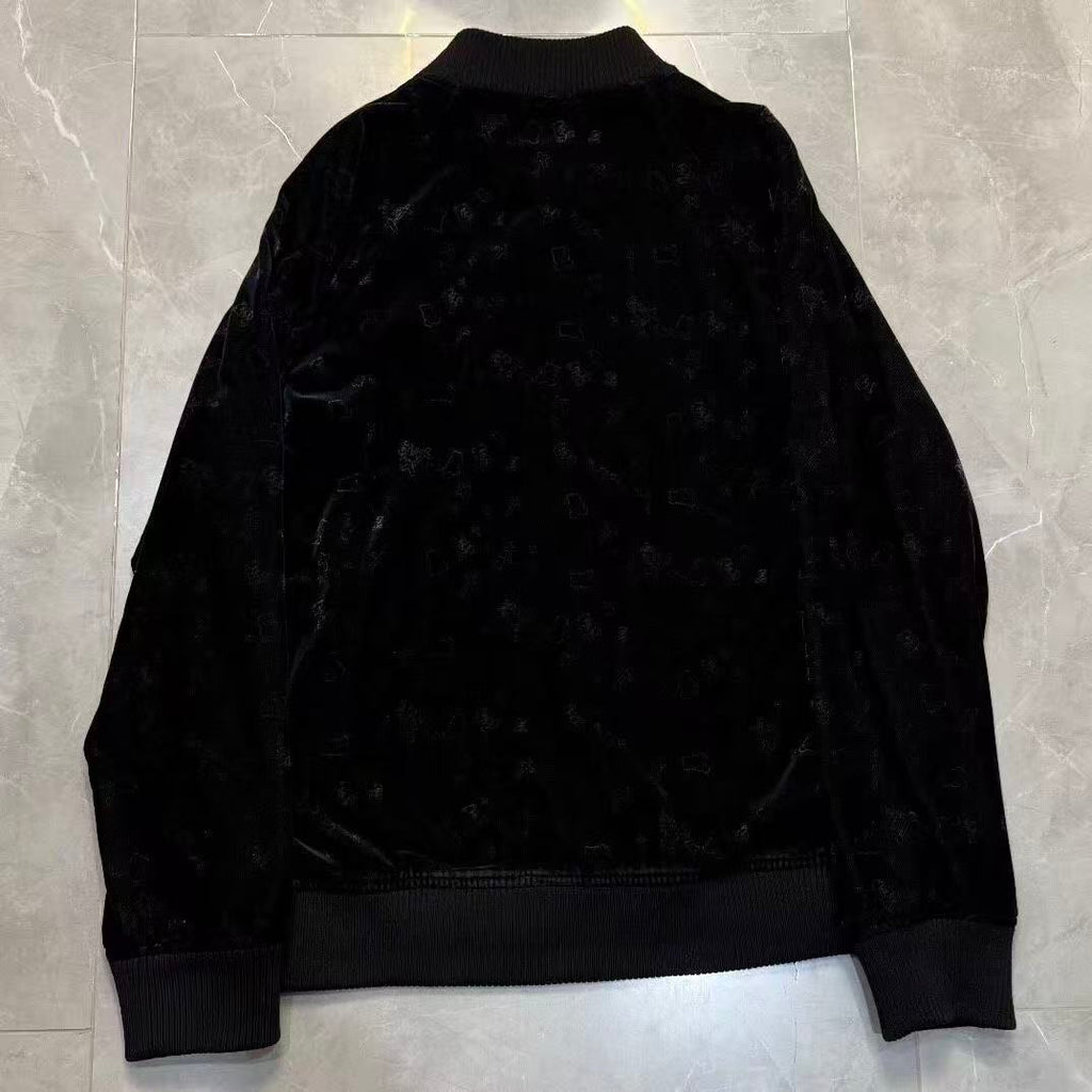 Undercover 02AW Teddy Bear Velour Bomber Jacket