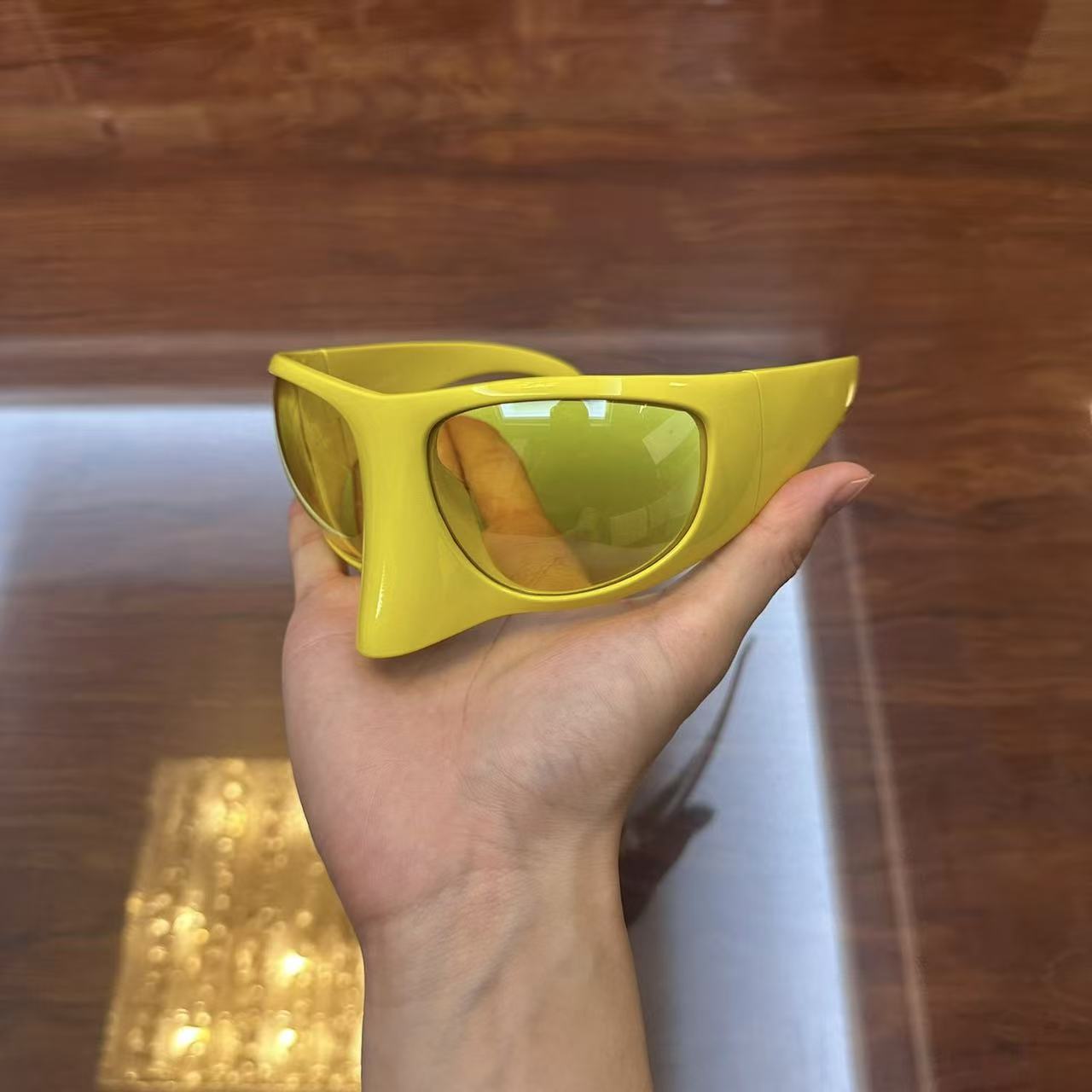 Bernhard Willhelm × Linda Farrow 2008 Mask Sunglasses