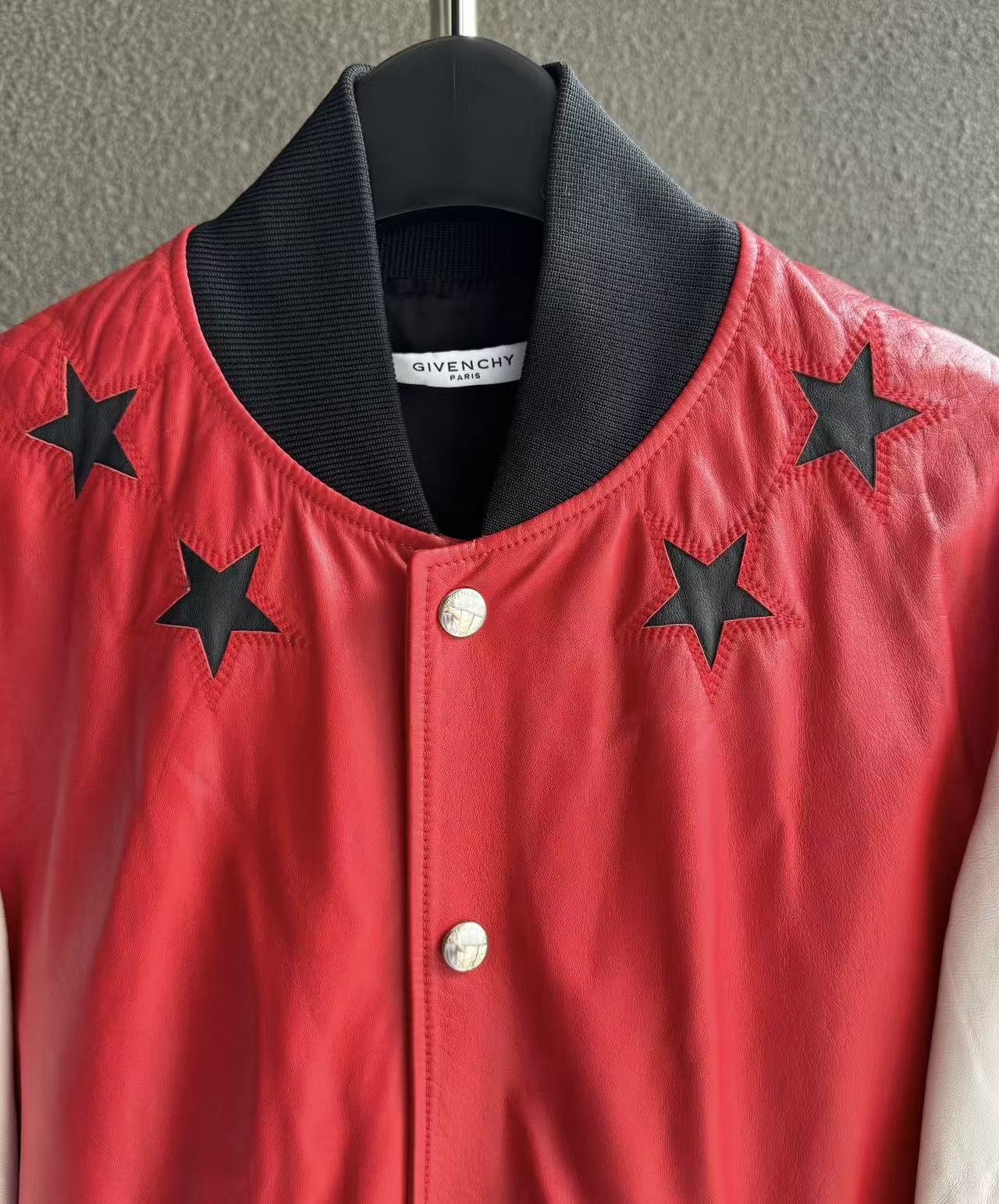Givenchy Lambskin Star Varsity Jacket
