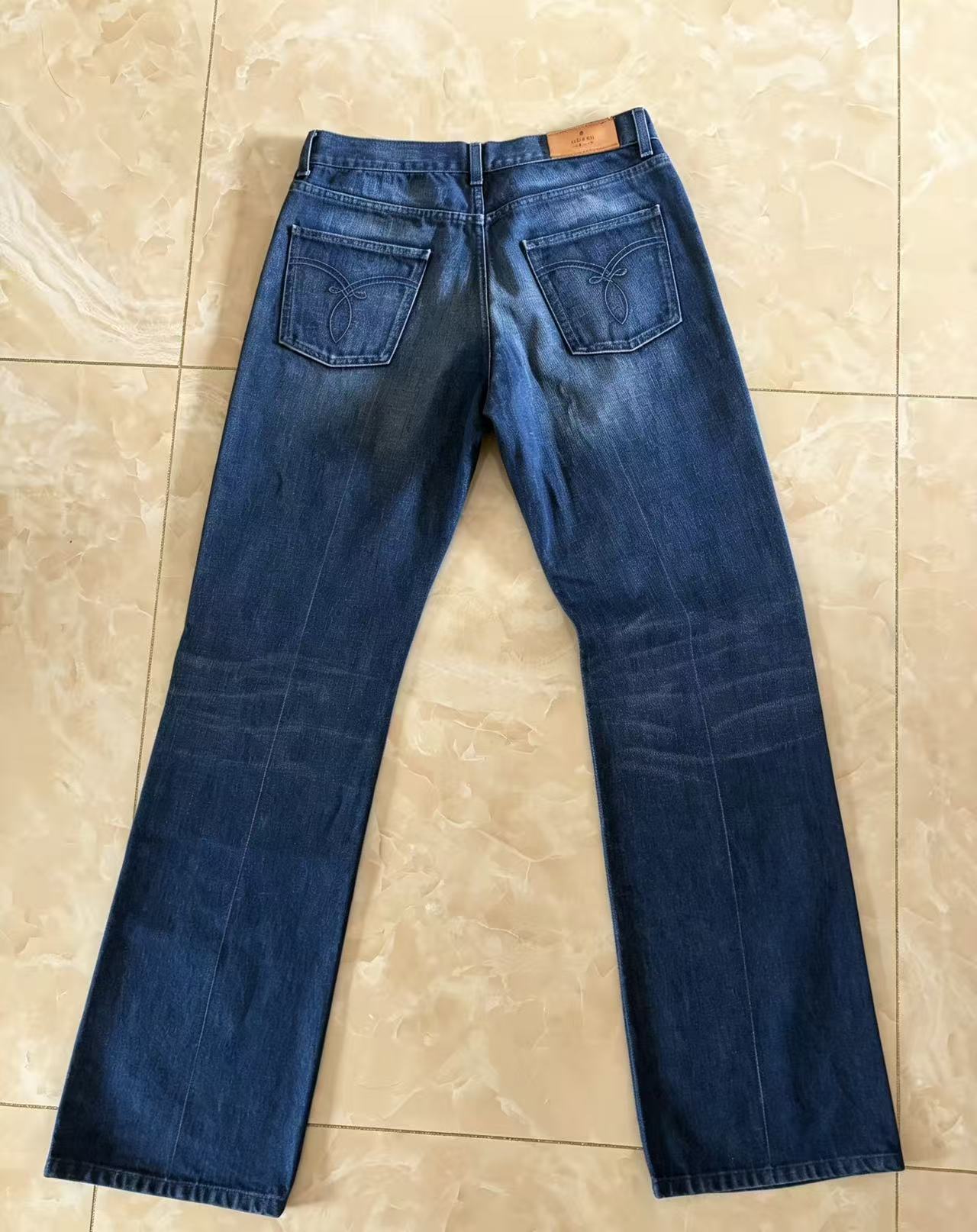 Gucci By Tom Ford 04ss Washed Denim Jeans