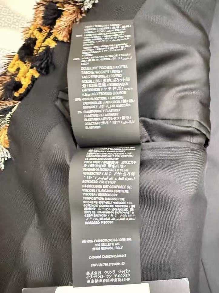 Saint Laurent 21SS Tapestry Jacquard Blazer Jacket
