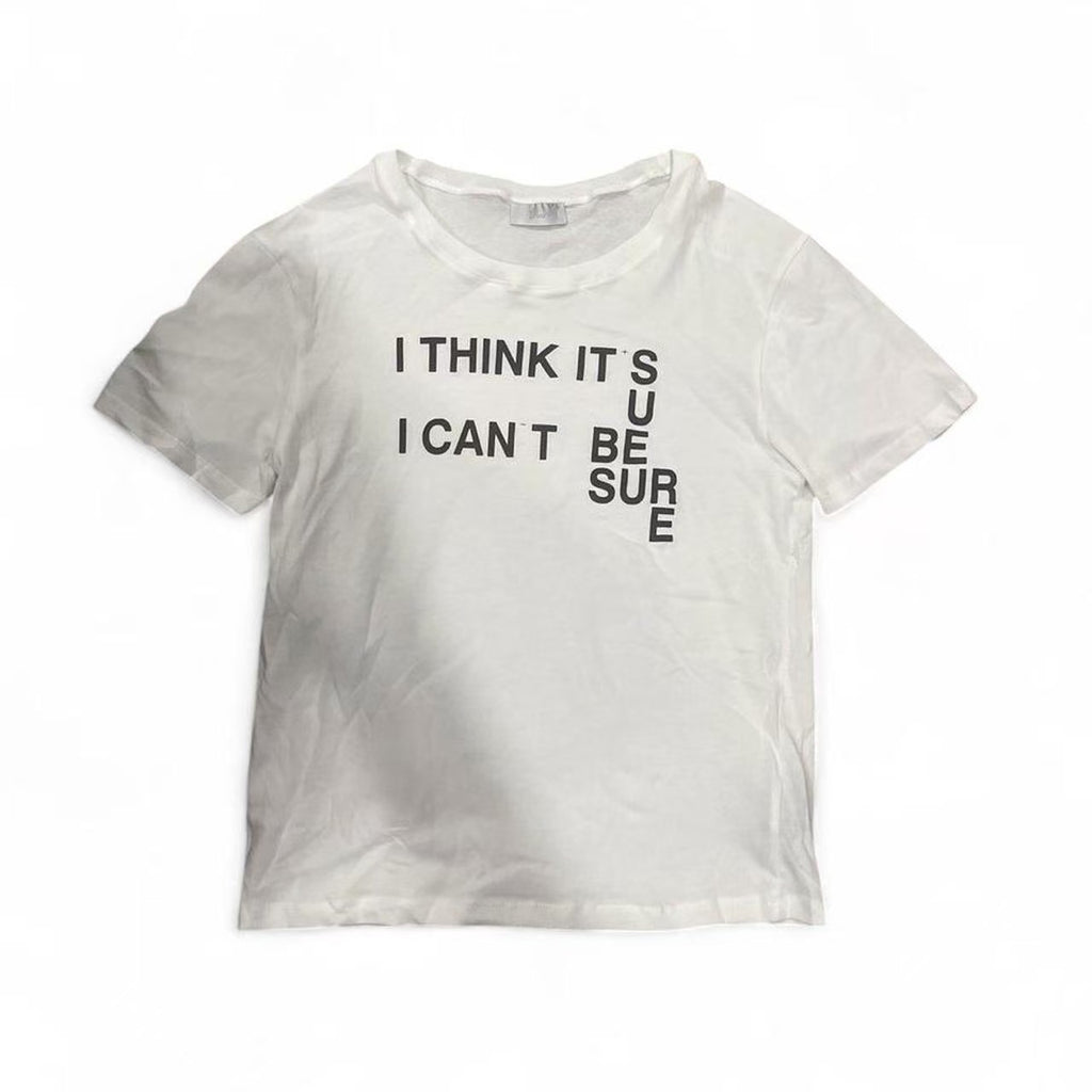 Dior Homme 06SS  "I Think It's U I Can't Be Sure" Tee