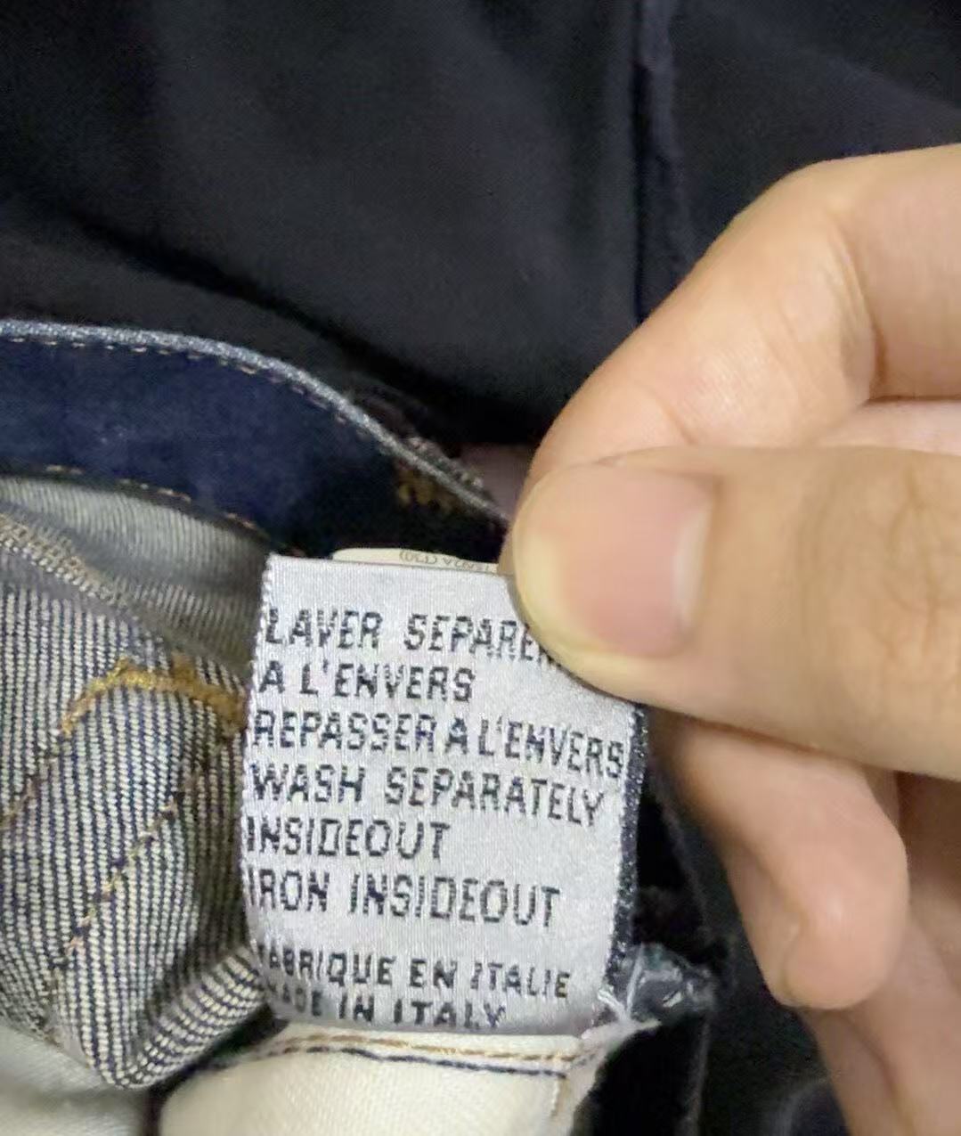 Dior Homme 08SS jake "under my car" Jeans