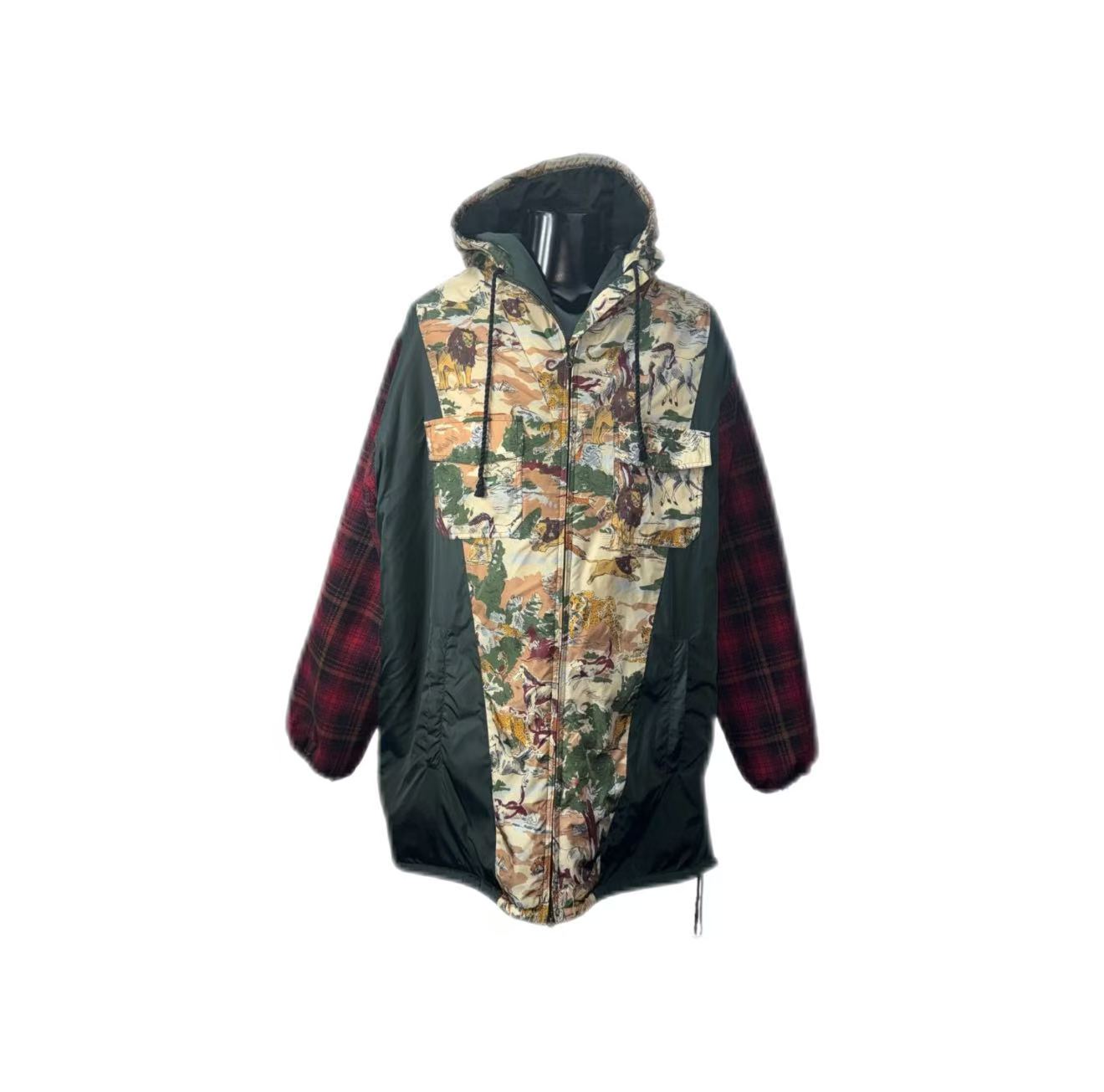 Gucci Animal Print Hooded Jacket