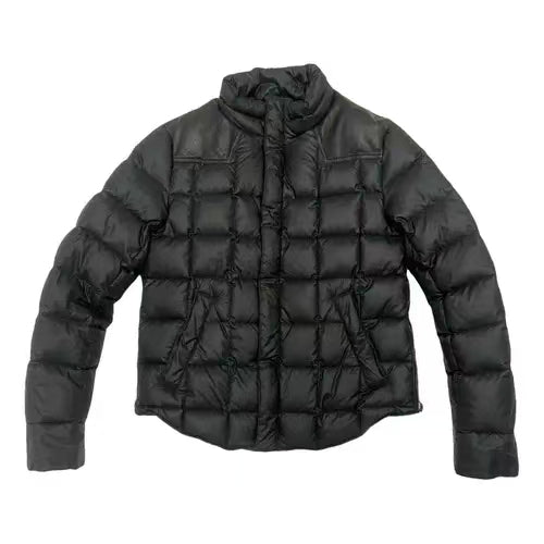 Balmain Homme 10AW Black Puffer Zip Coa