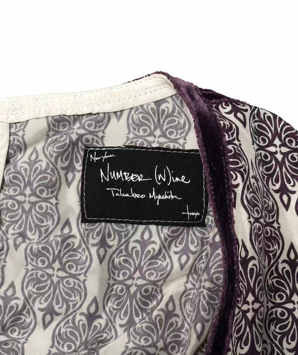 Number (N)ine AW09 “ A Closed Feeling”  Runway Piece  by Takahiro Miyashita Silk Vest