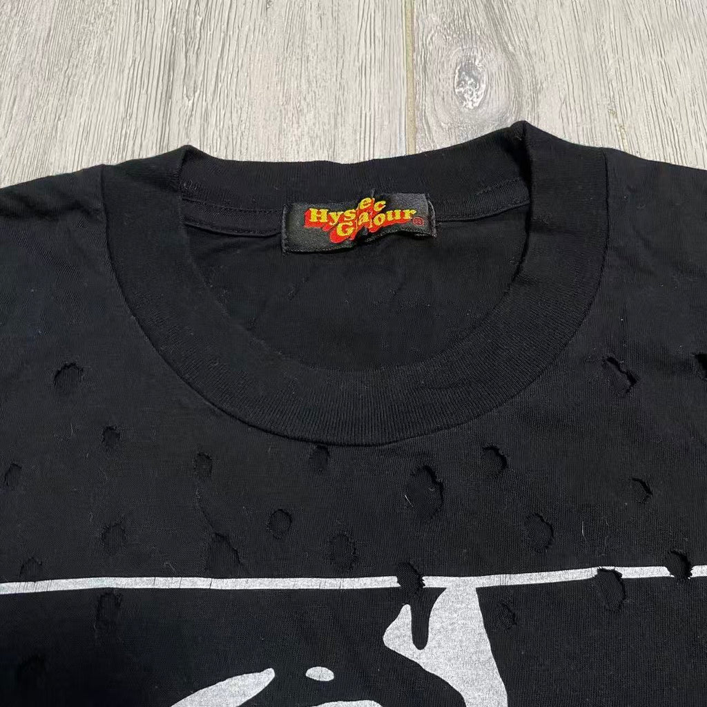 Hysteric Glamour Distressed Graphic Tee