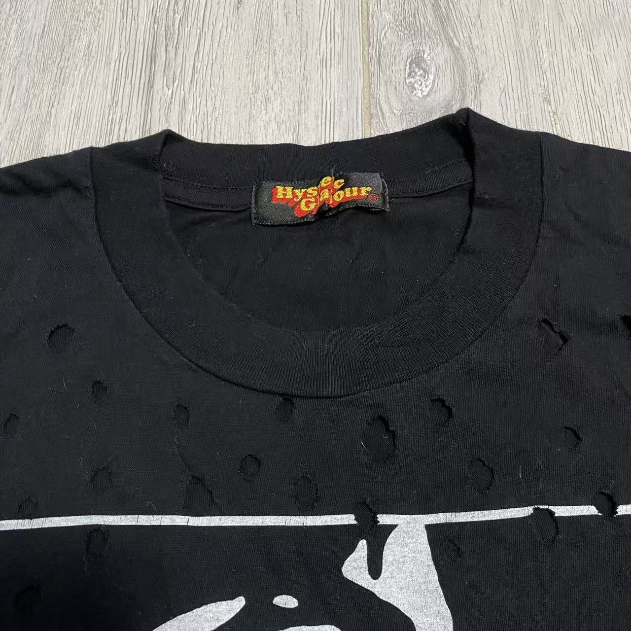 Hysteric Glamour Distressed Graphic Tee