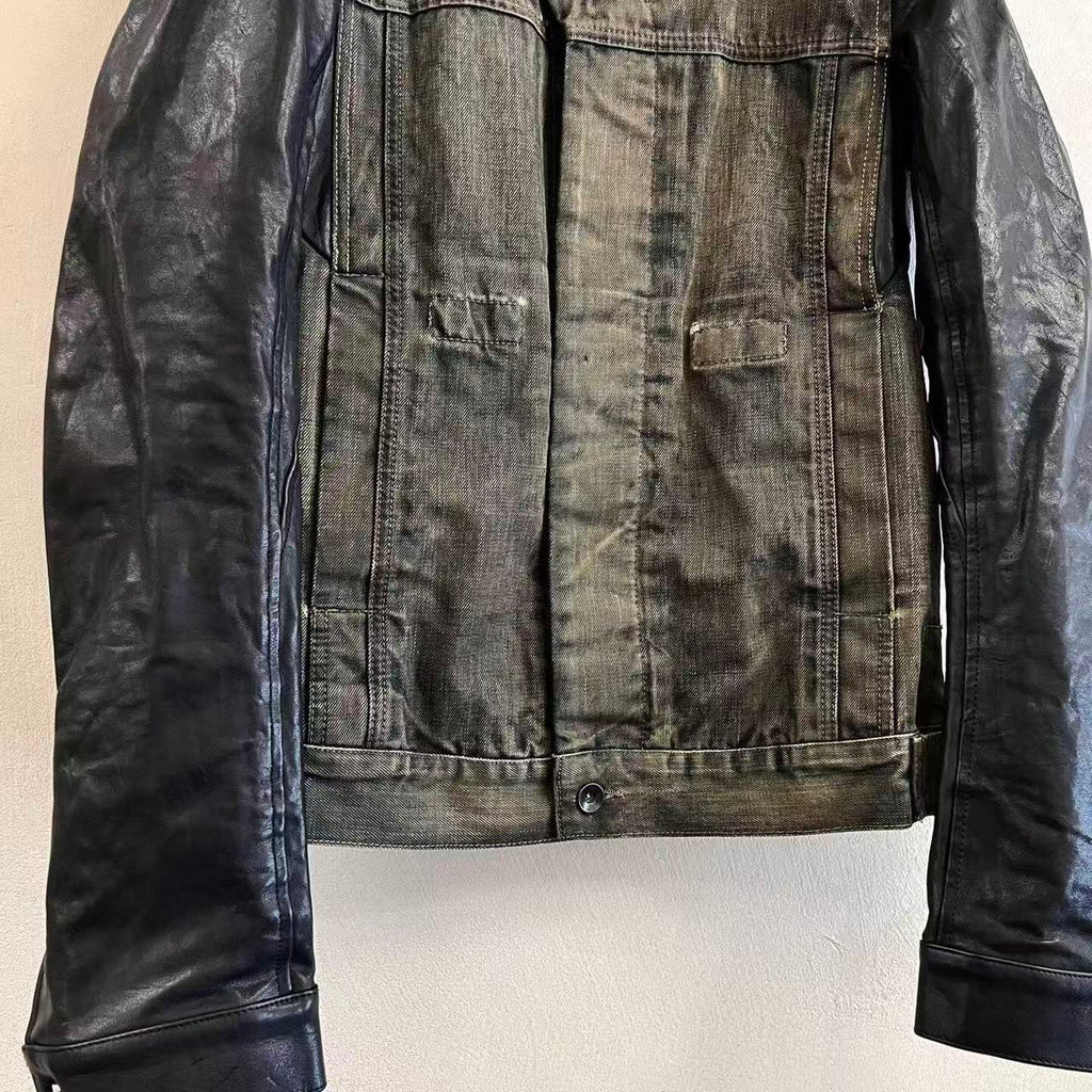 Rick Owens 13AW PLINTH Mineral Wash Denim Jacket