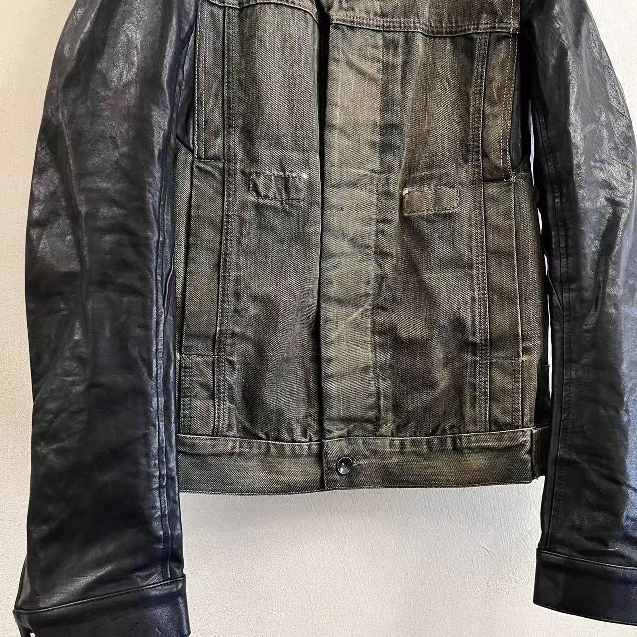 Rick Owens 13AW PLINTH Mineral Wash Denim Jacket