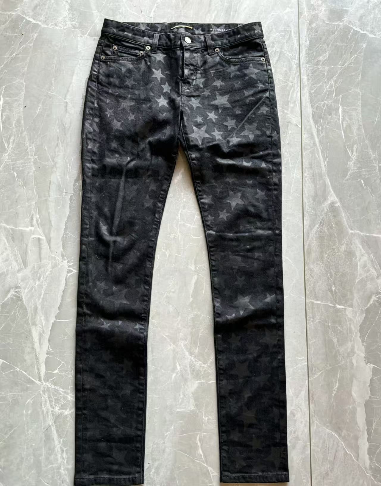Saint Laurent Star Print D01 Jeans