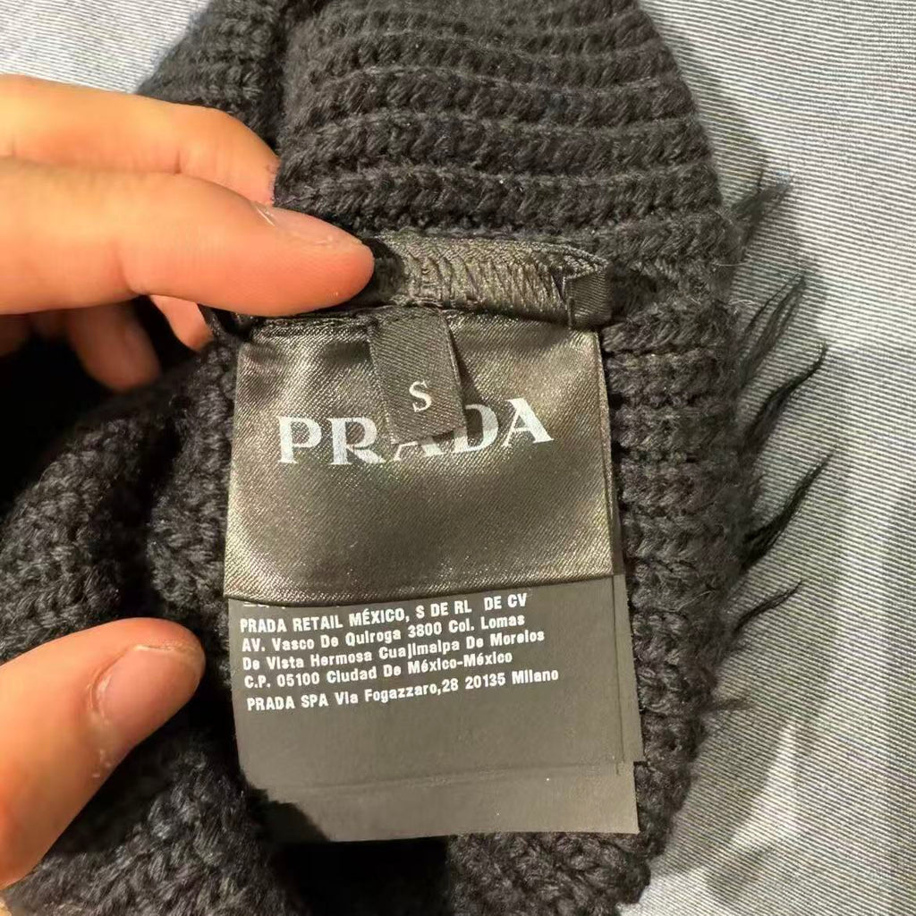 Prada 19AW Mohair Mohawk Beanie