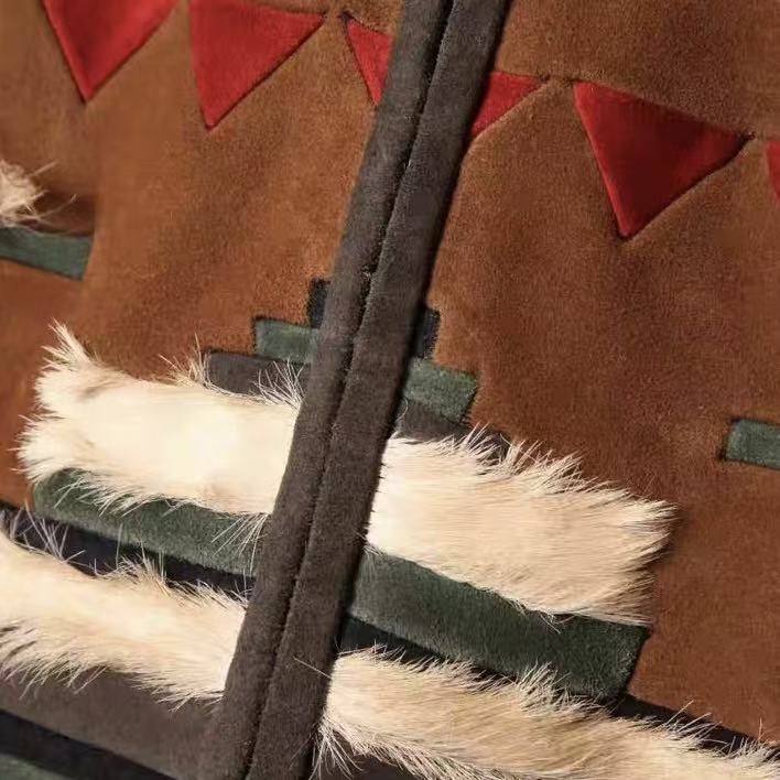 Fendi Bag Bugs Monster Shearling Jacket