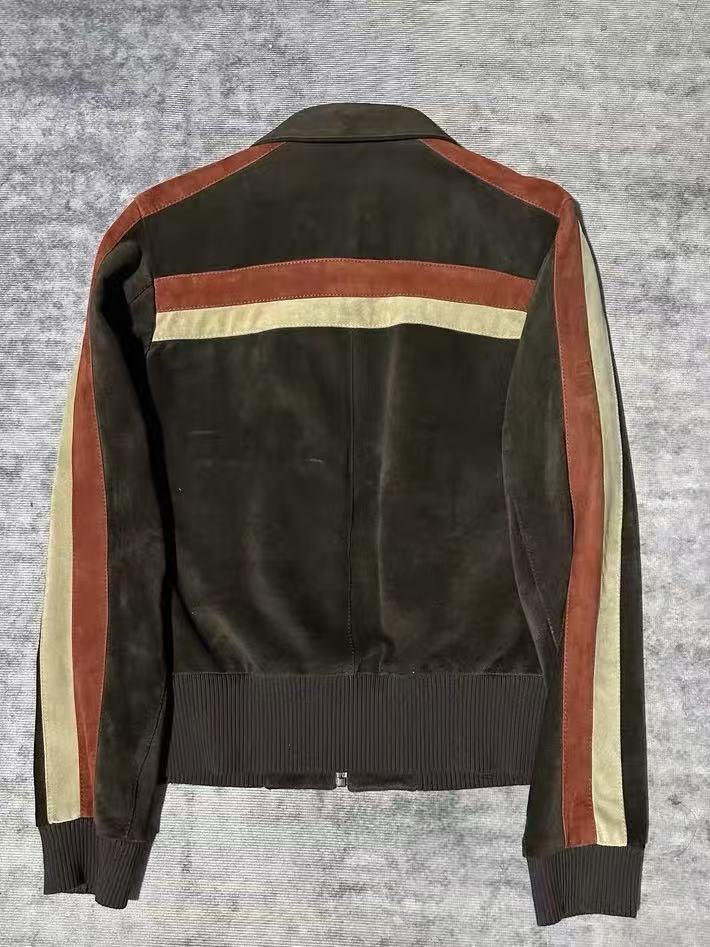 Dolce&Gabbana 05SS Suede Striped Jacket
