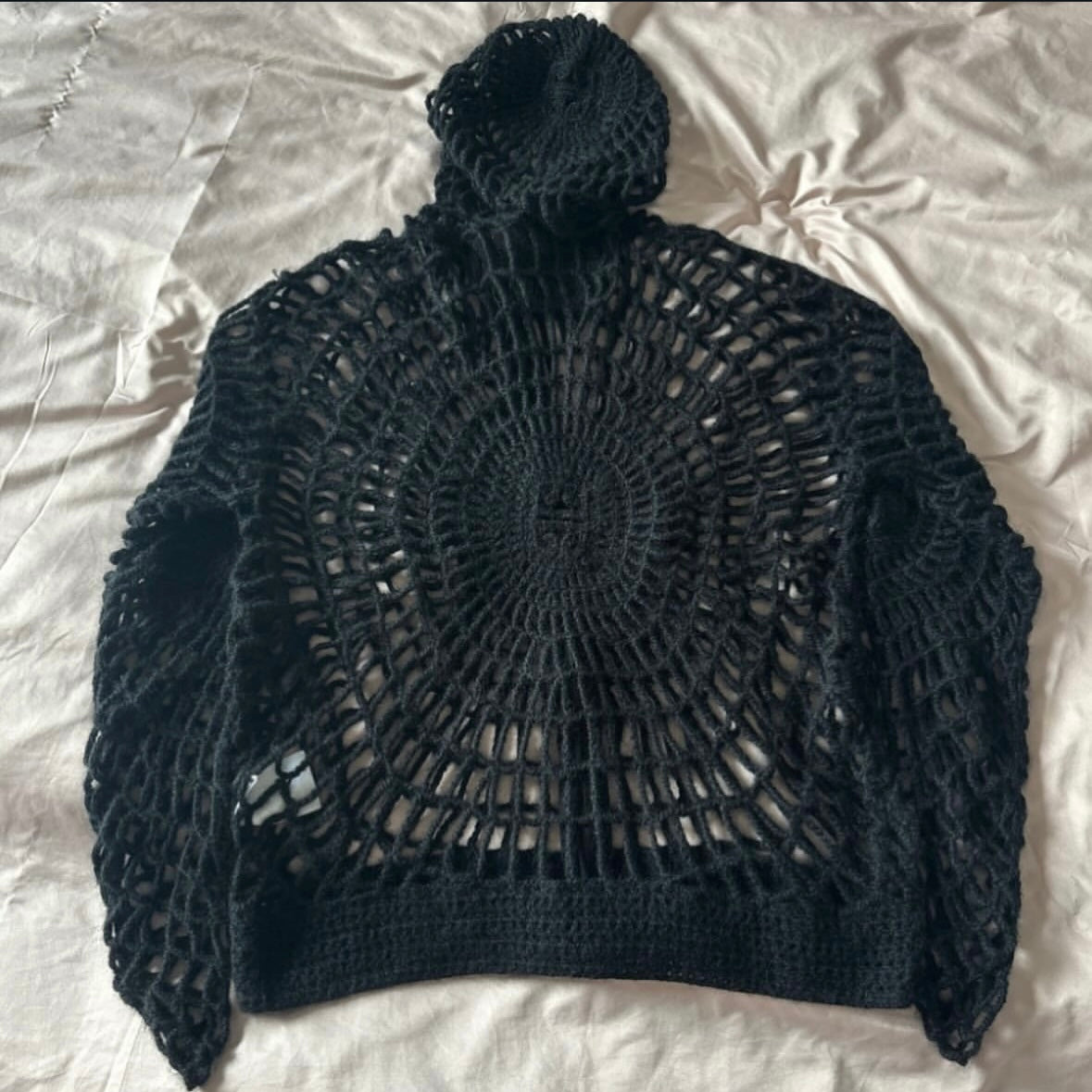 Givenchy cobweb zip hoodie