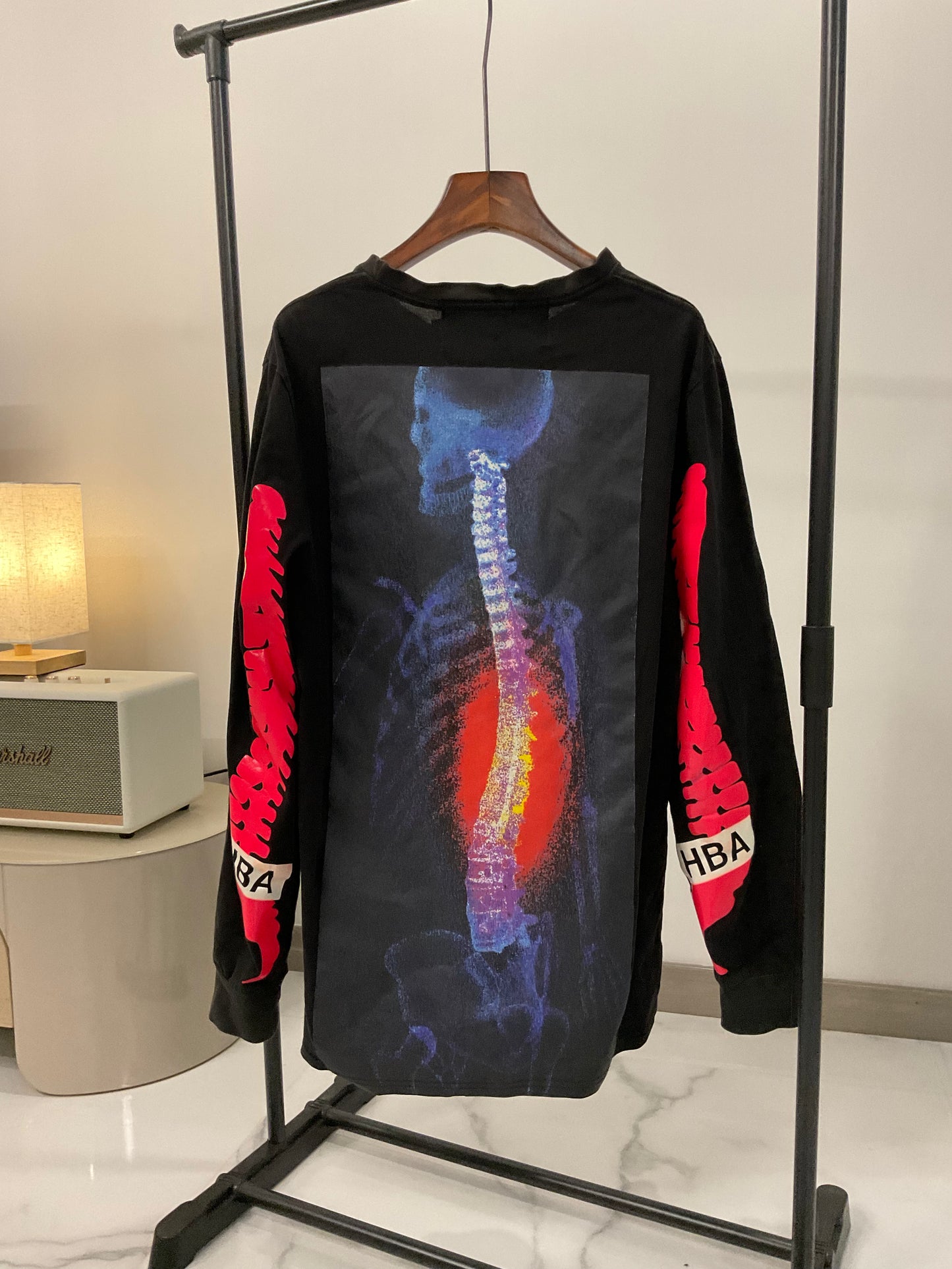 Hood by air back pain long sleeve T-shirt