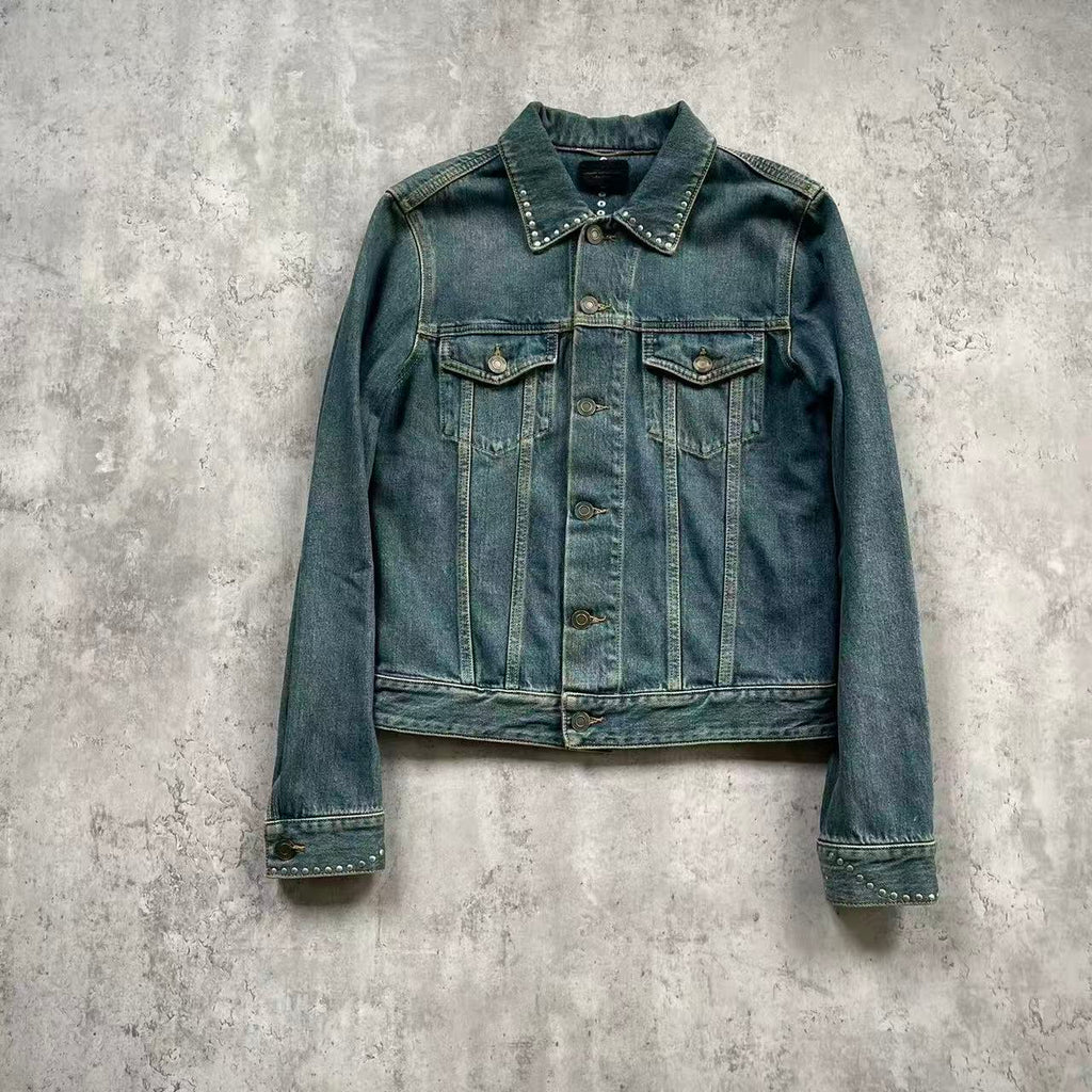 Saint Laurent 15SS Studded Denim Jacket