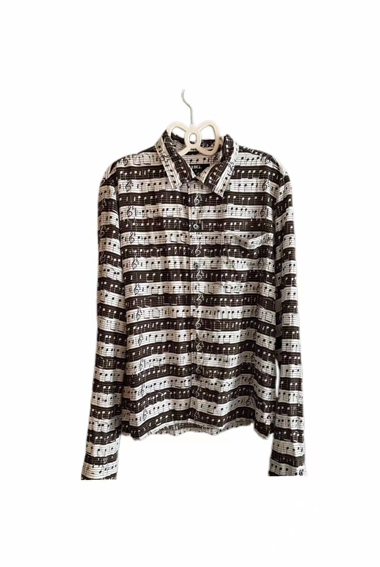 hysteric glamour music note shirt