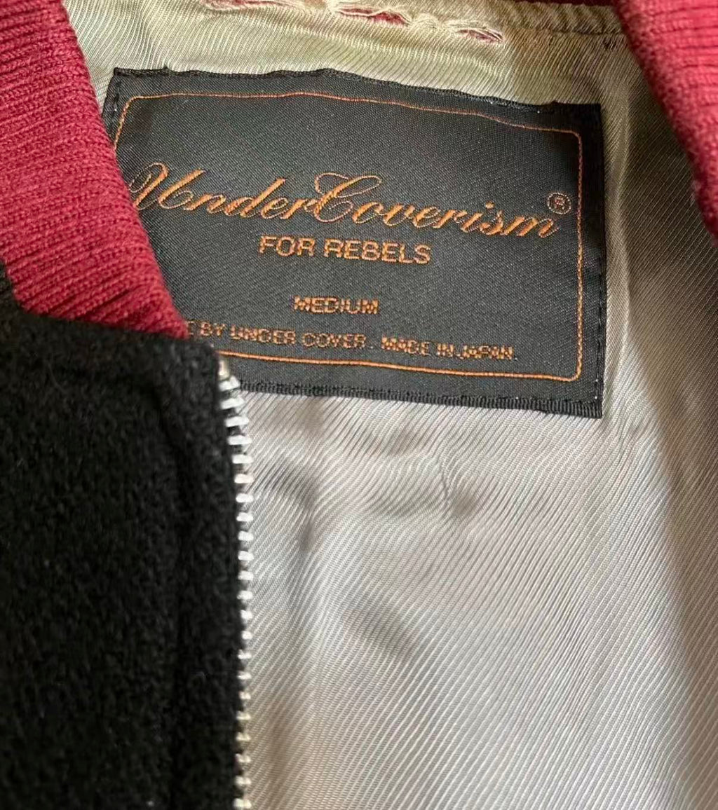 Undercover 04AW But Beautiful Skull Varsity Jacket